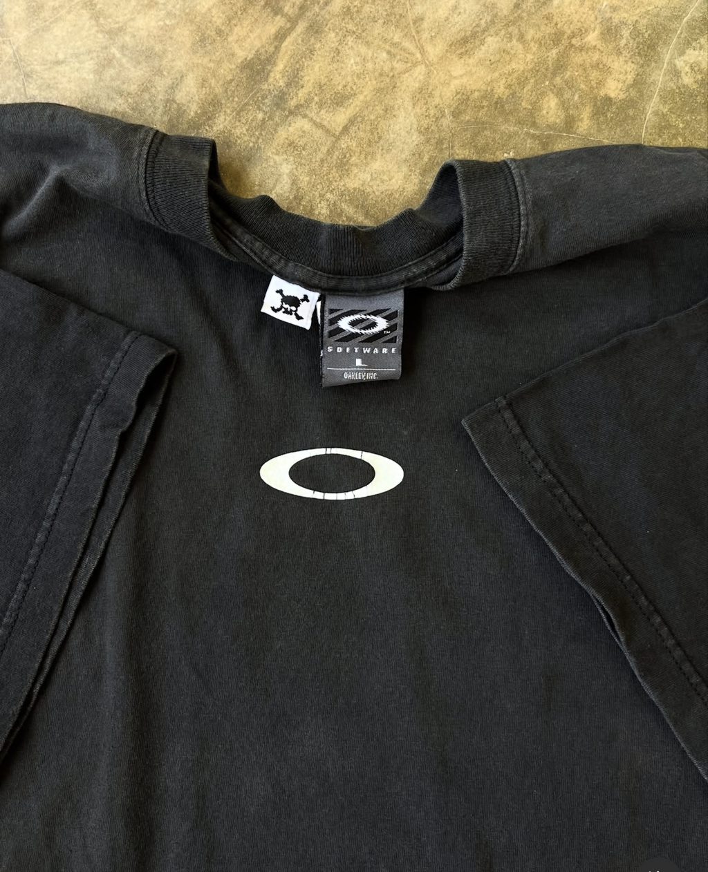 Vintage 90s Oakley Software Mid Ellipse Double Tag