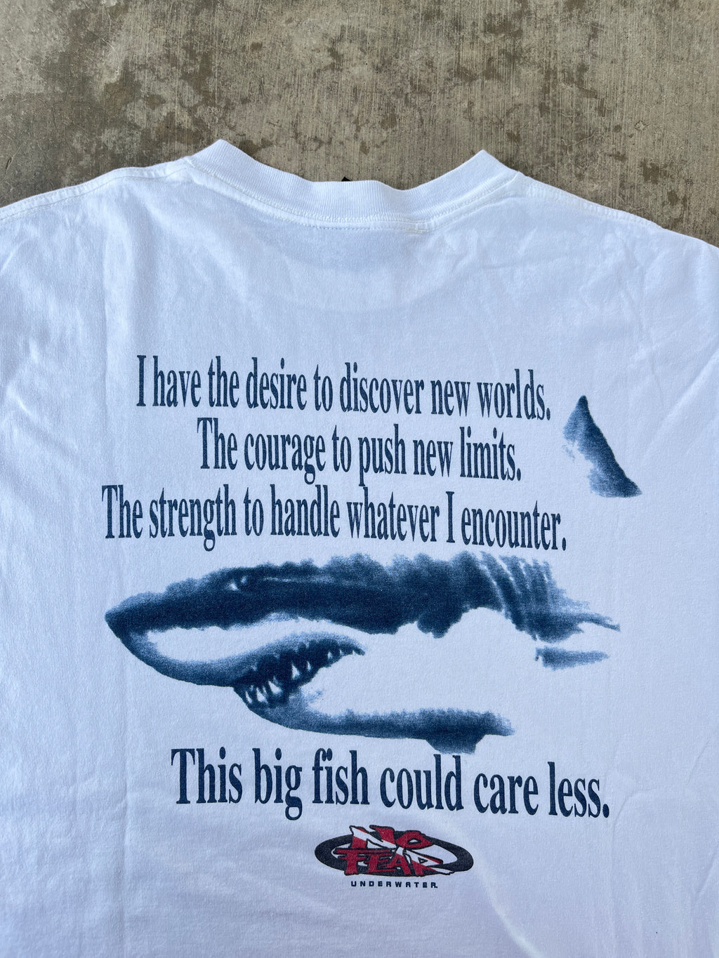 Vintage No Fear Shark T Shirt (L)