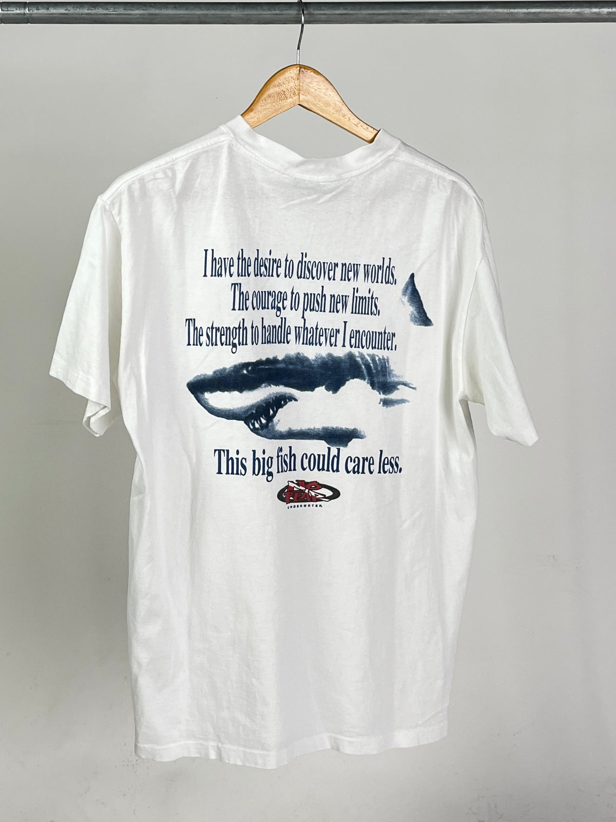 Vintage No Fear Shark T Shirt (L)