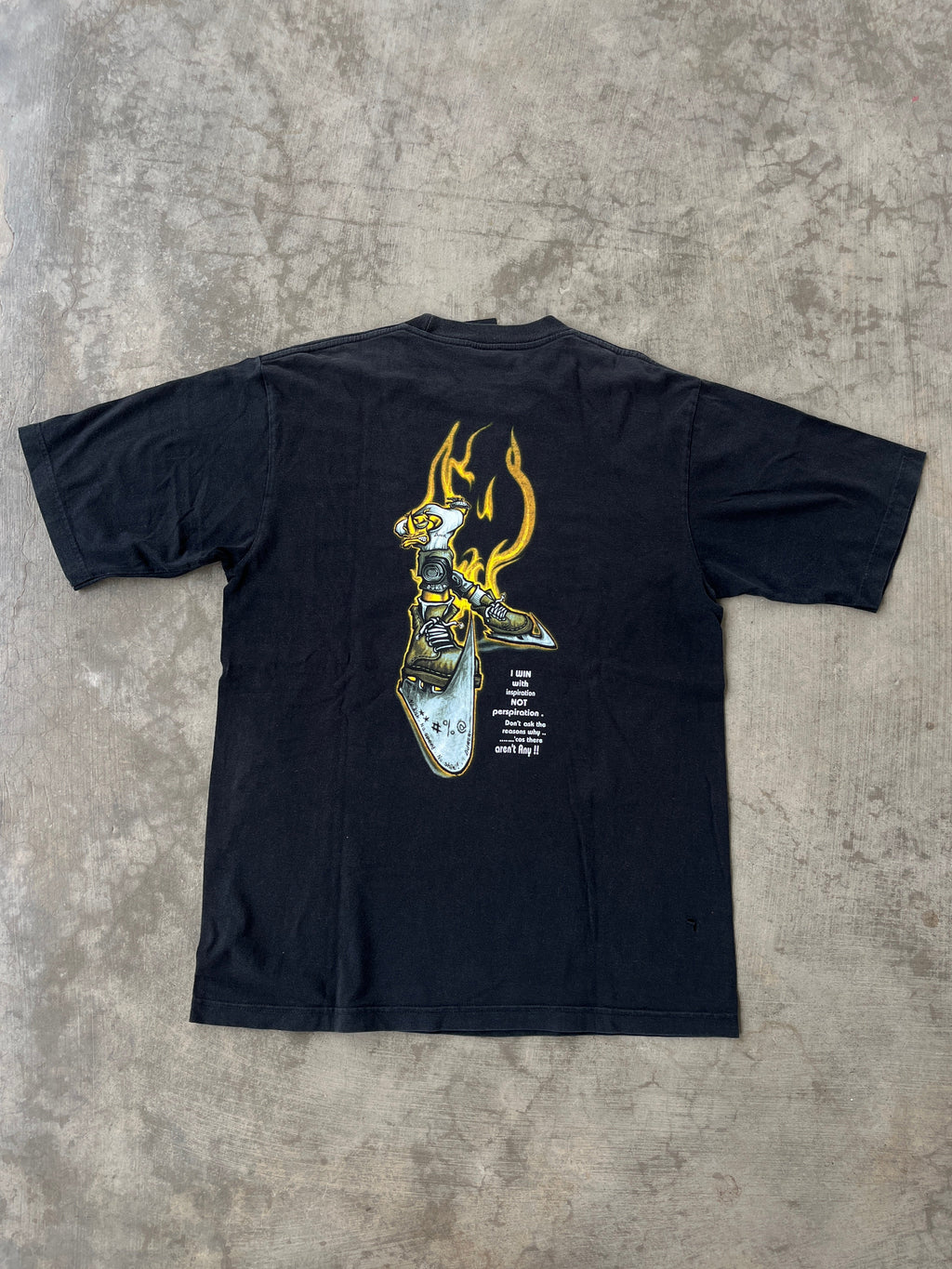 Vintage Durer Rhino Ice Skating T Shirt (L)