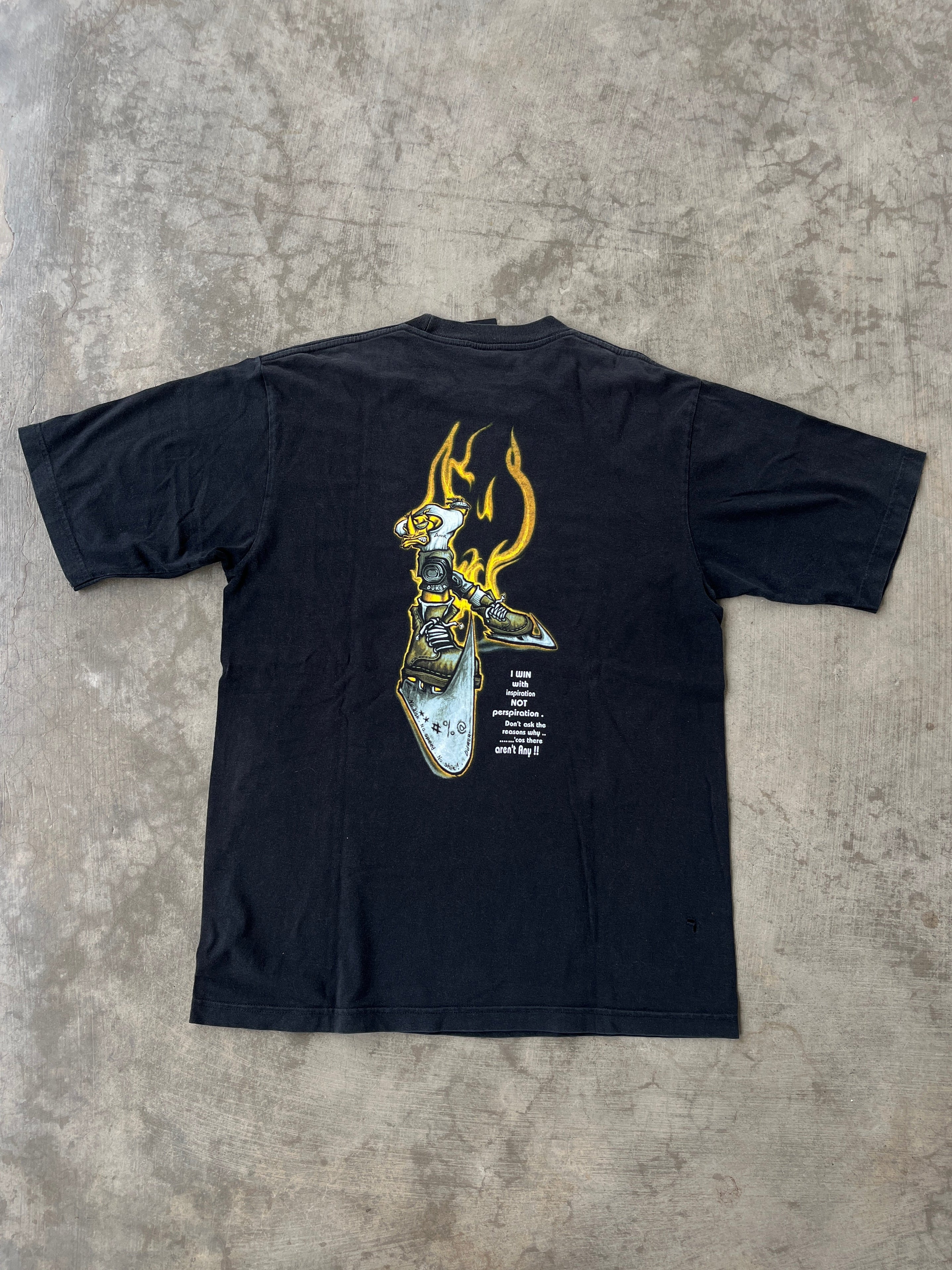 Vintage Durer Rhino Ice Skating T Shirt (L)