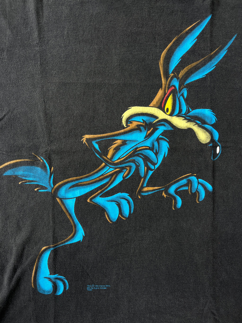 1994 Wile E. Coyote Black out T Shirt