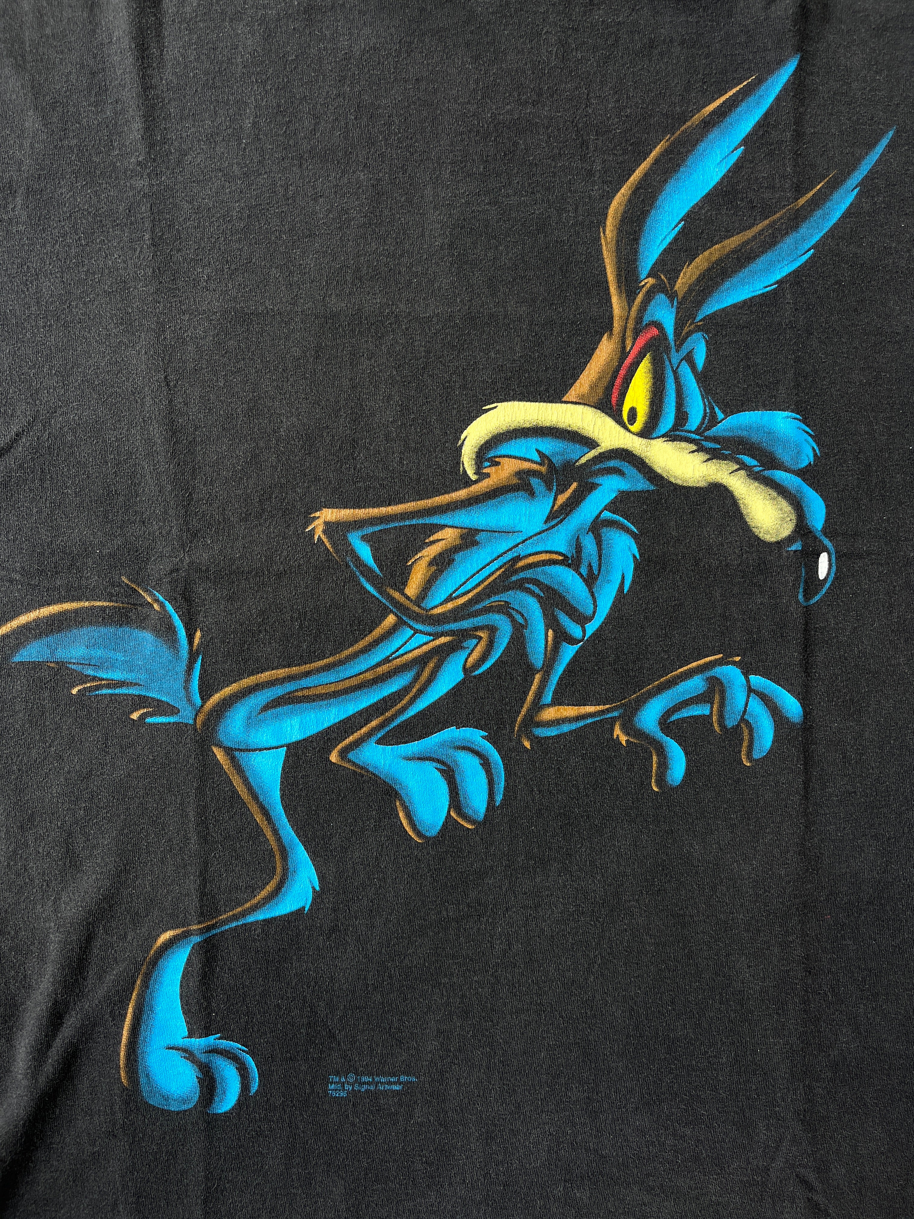 1994 Wile E. Coyote Black out T Shirt