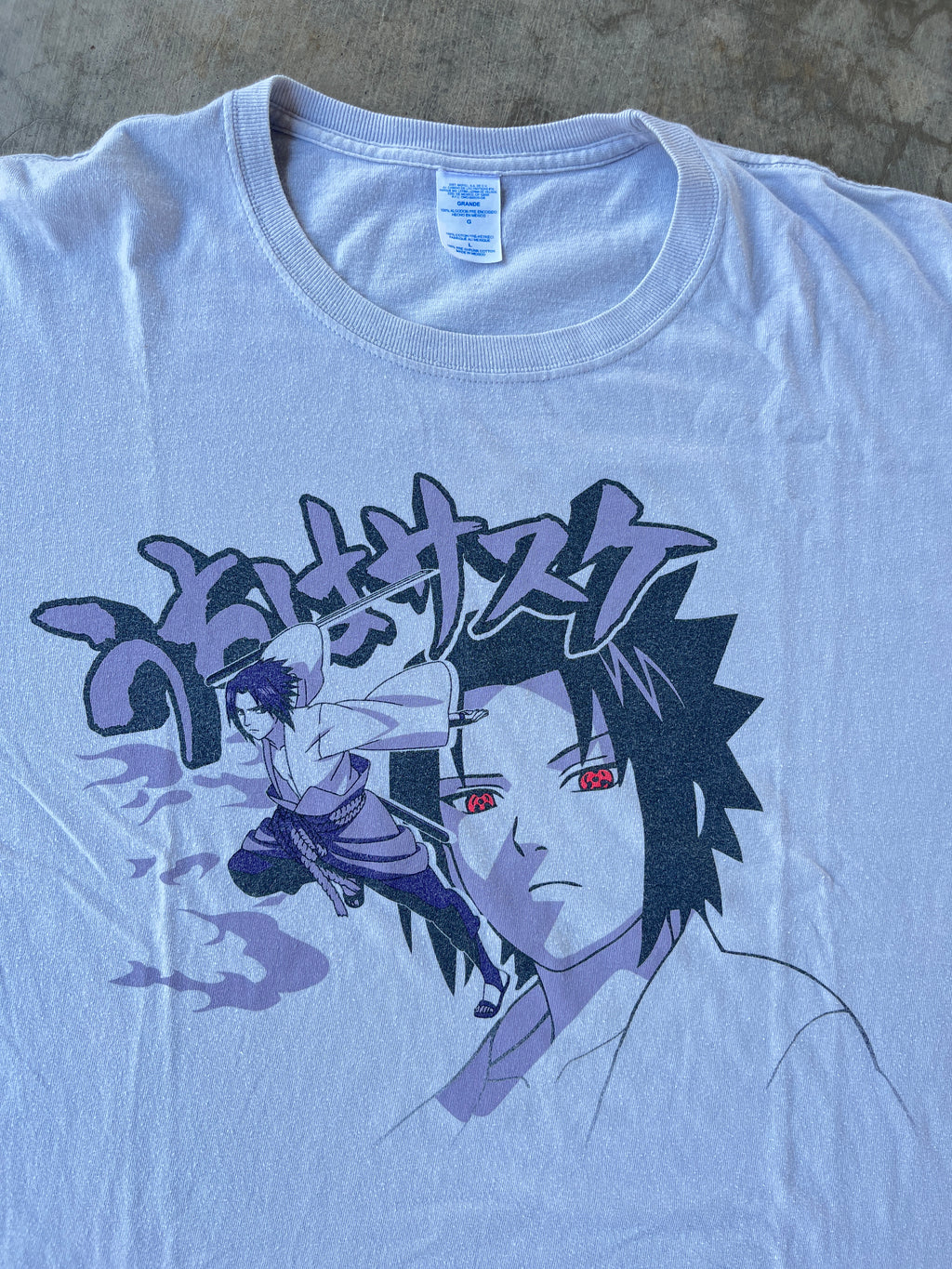Vintage Uchiha Sasuke T Shirt (XL)