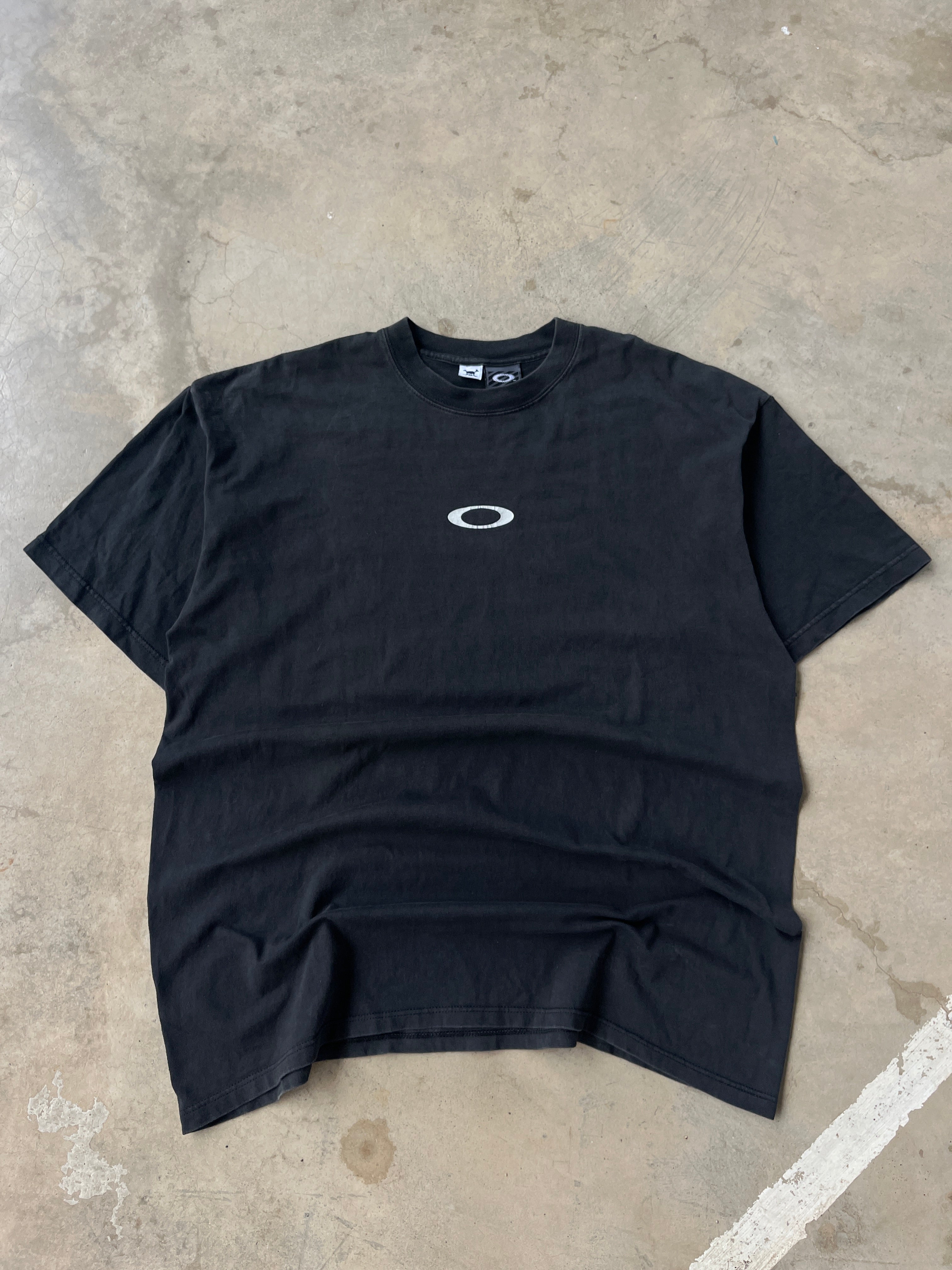 Vintage 90s Oakley Software Mid Ellipse Double Tag