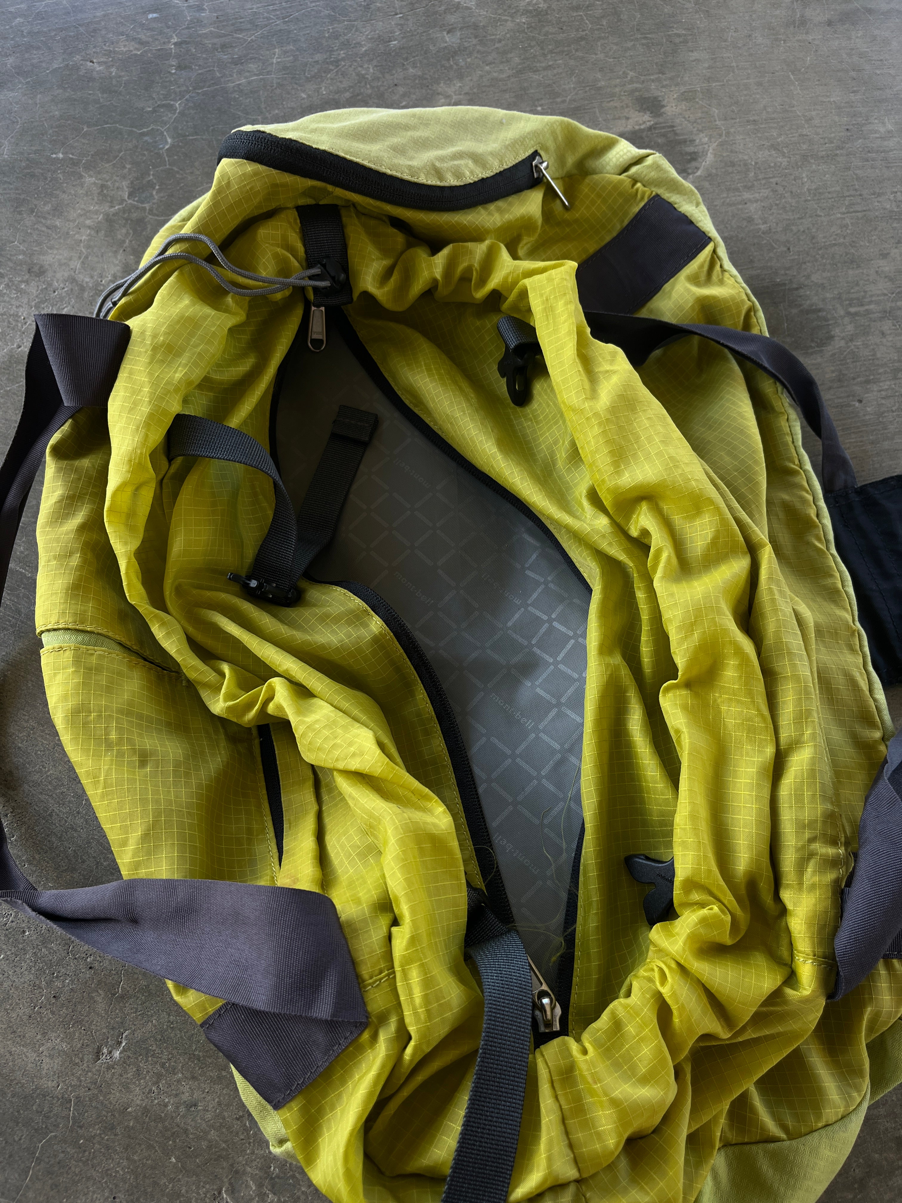 Vintage 90s Mont Bell 2 - Way Duffle Bag