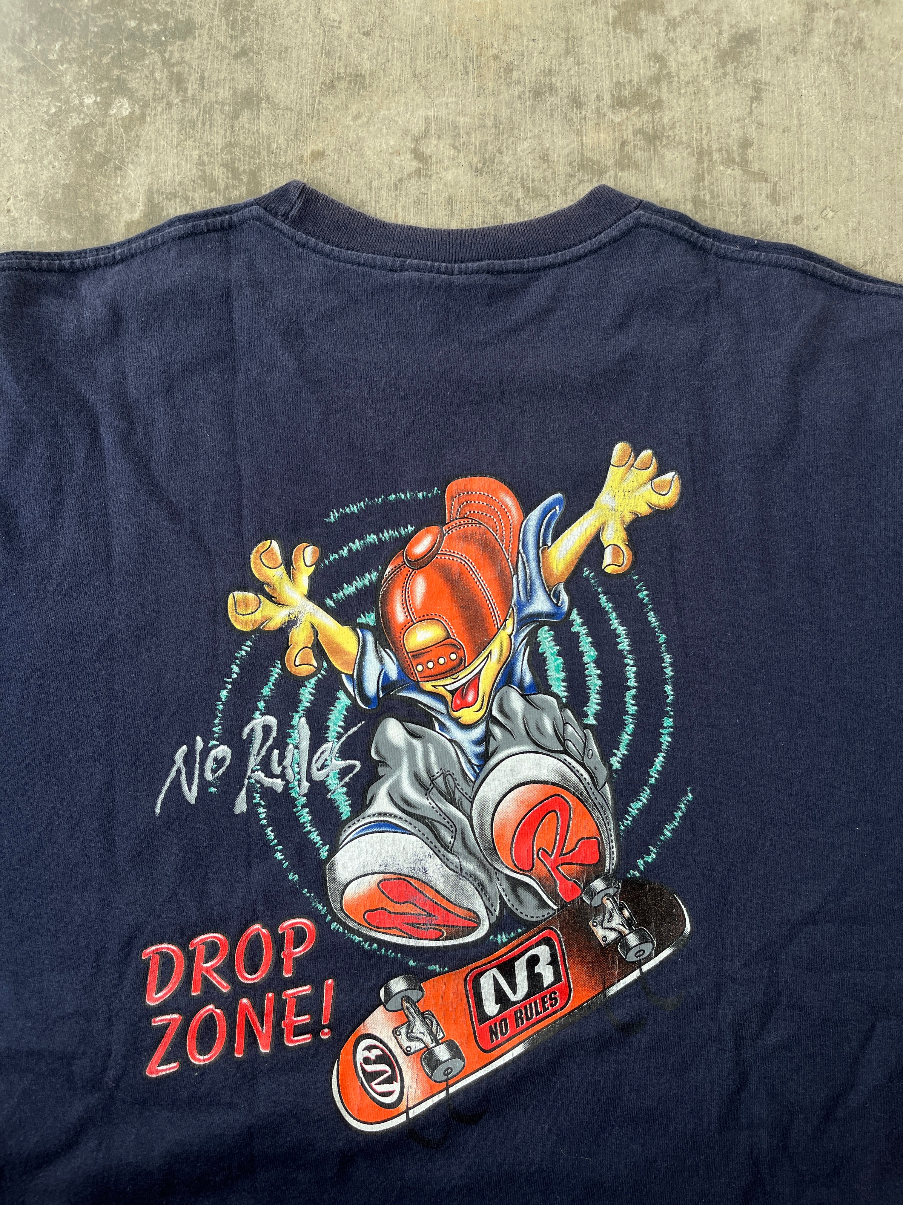 Vintage No Rules Skateboard T Shirt (L)