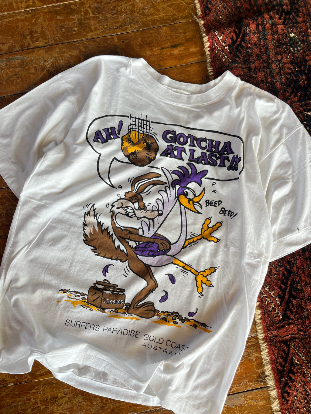 Vintage Wile E. Coyote & Road Runner Parody (M)