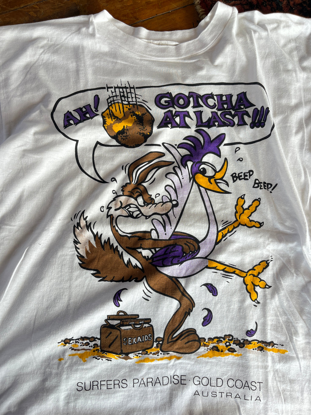 Vintage Wile E. Coyote & Road Runner Parody (M)