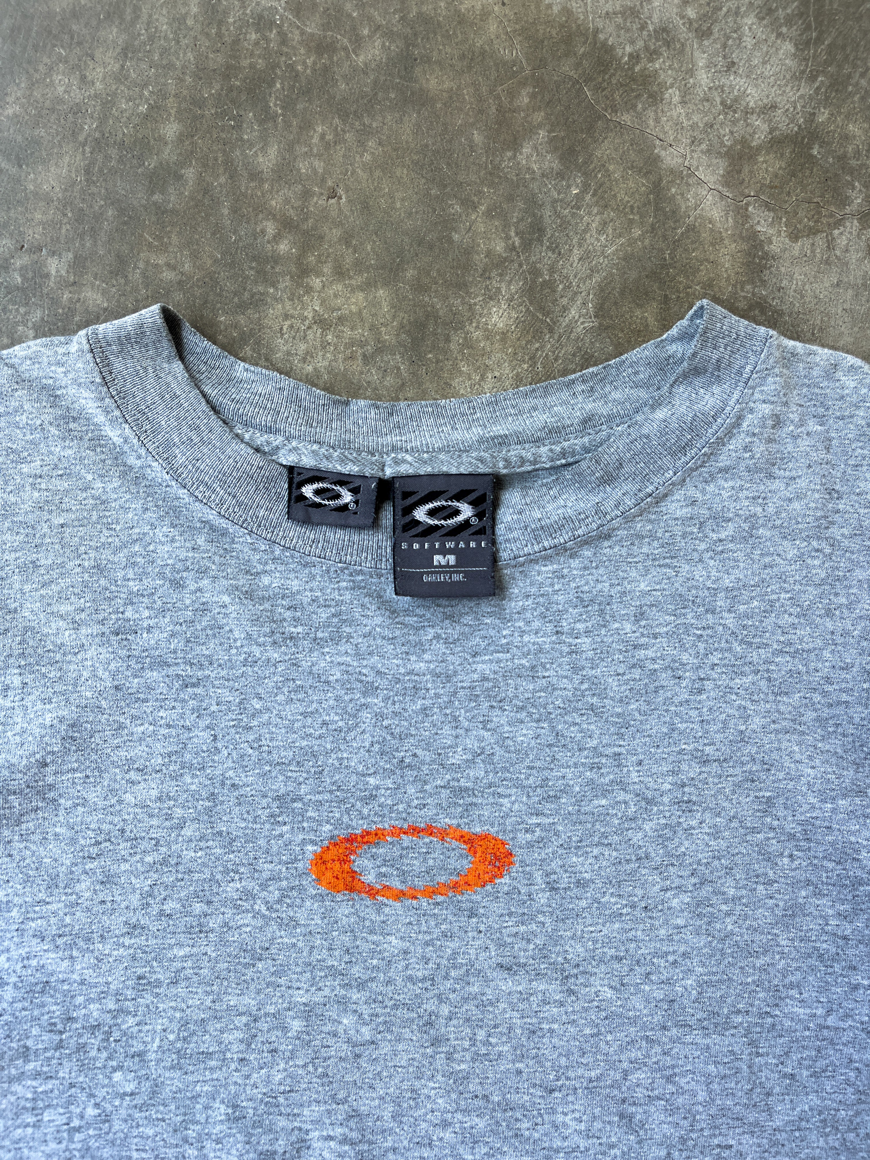Vintage Oakley Static Flame Ellipse T-Shirt (L)