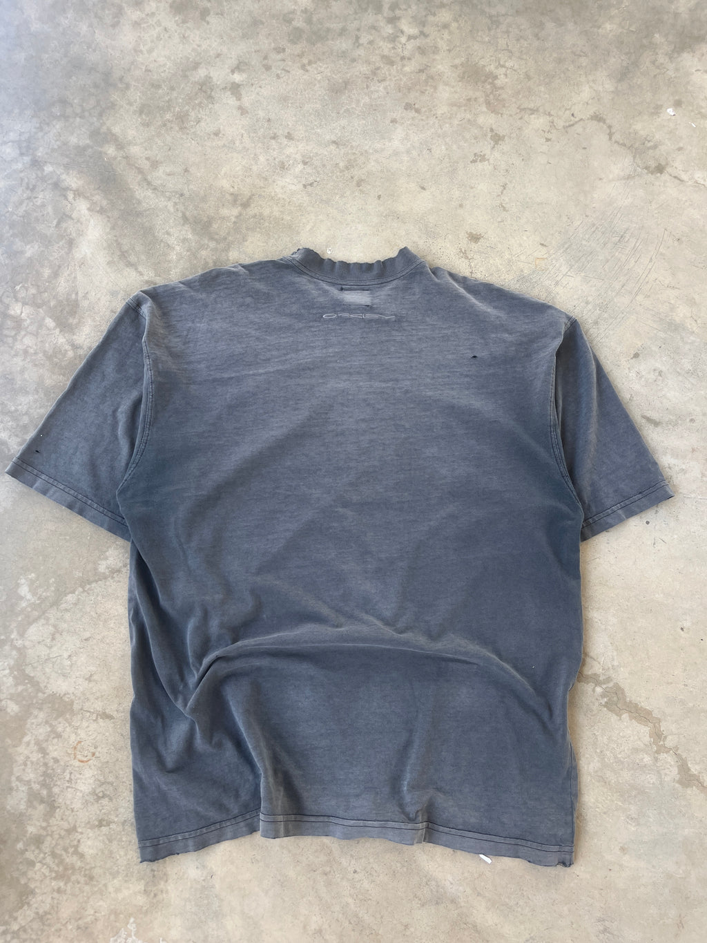 Faded & Distressed Vintage 90s Oakley Software Embroidered Ellipse