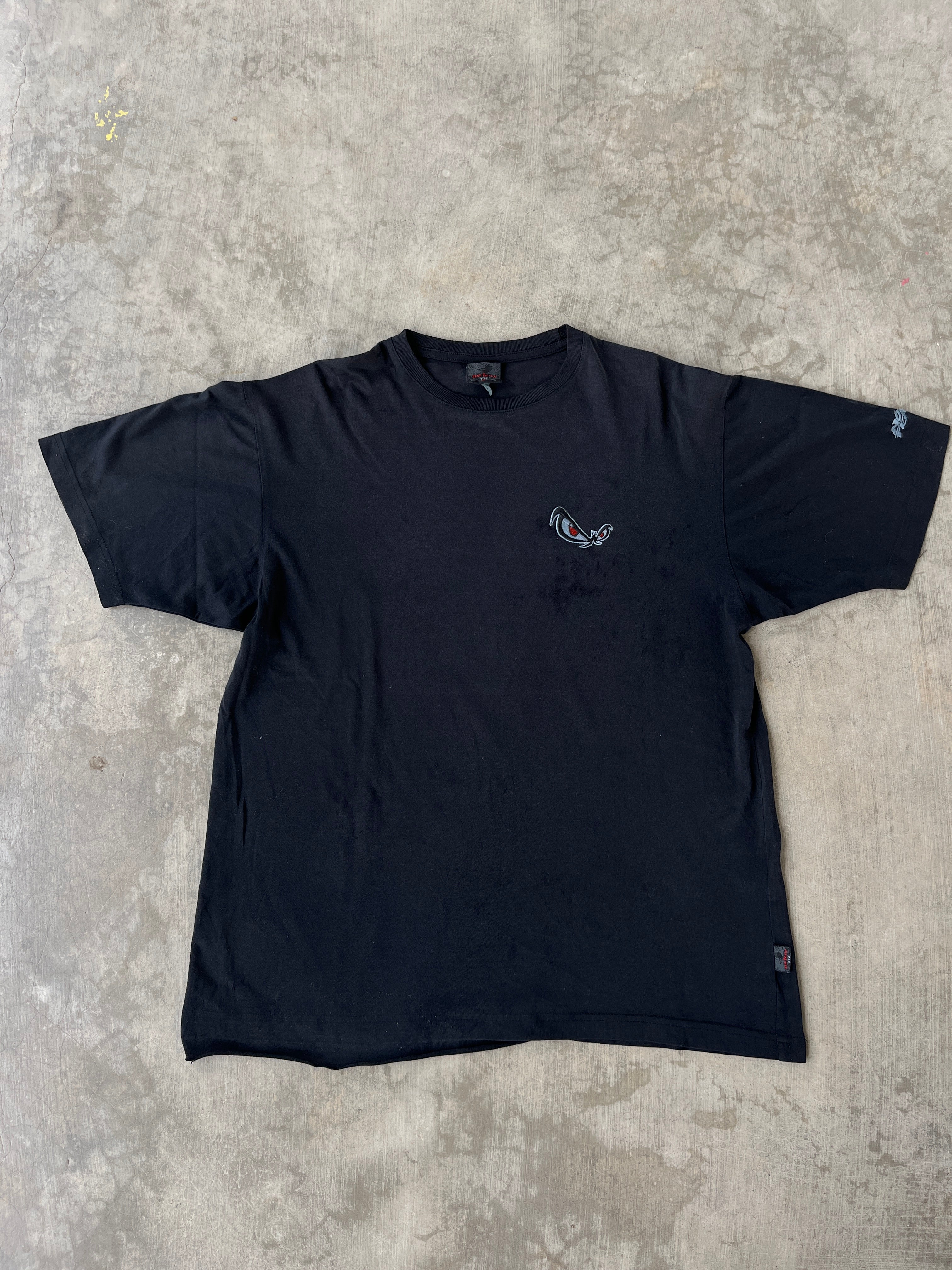 Vintage No Fear Embroidered Eyes T Shirt (L)