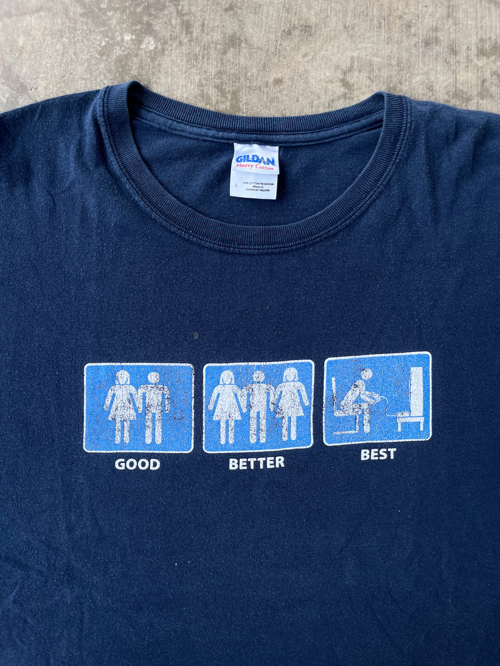 Vintage Good Better Best Humor Shirt