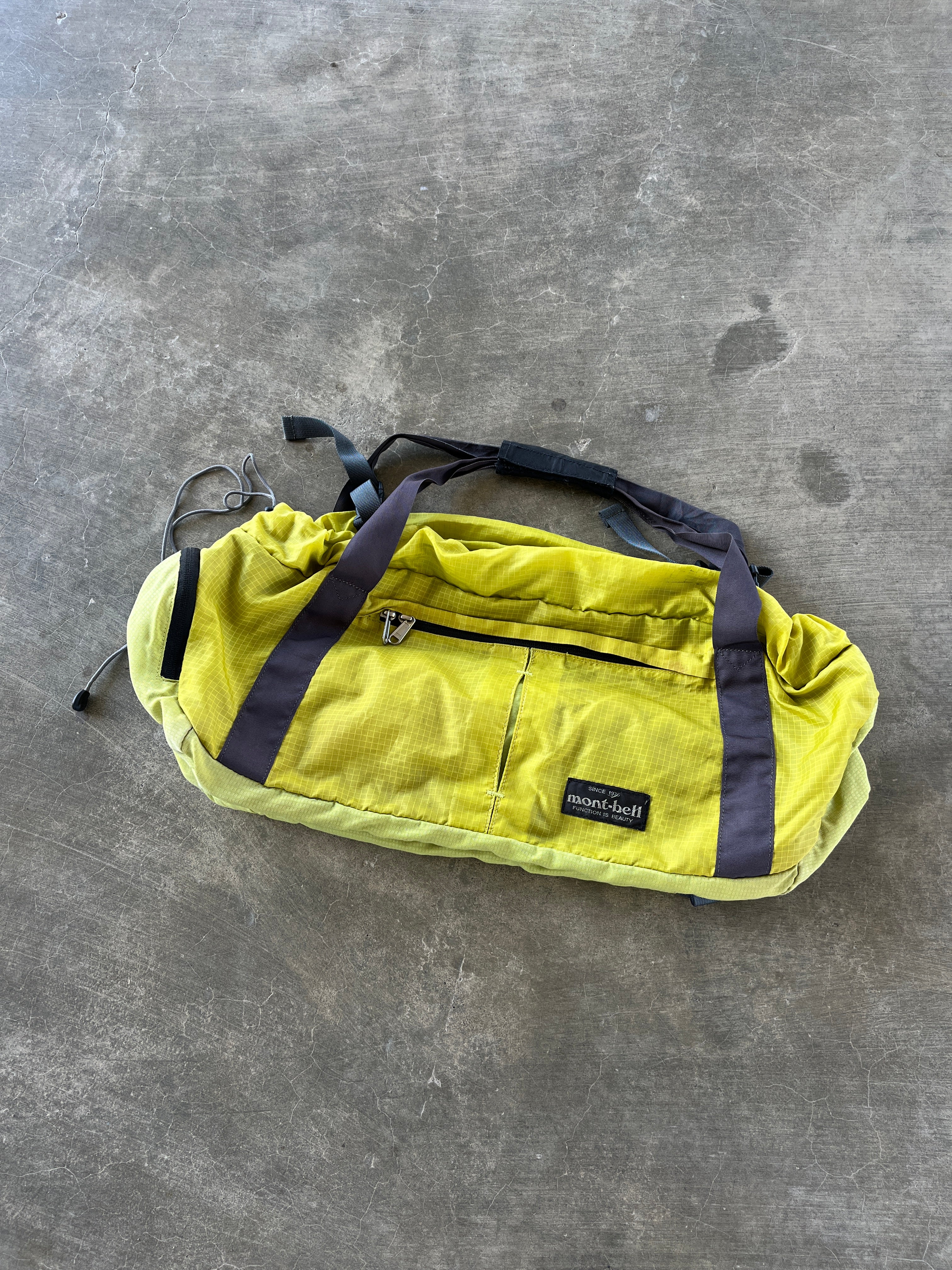 Vintage 90s Mont Bell 2 - Way Duffle Bag
