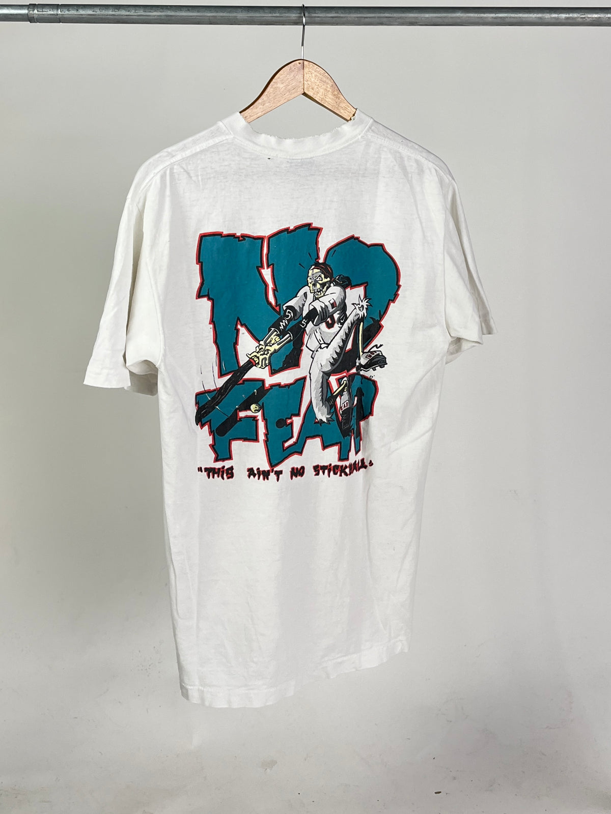 Vintage No Fear Stickball T Shirt (L)