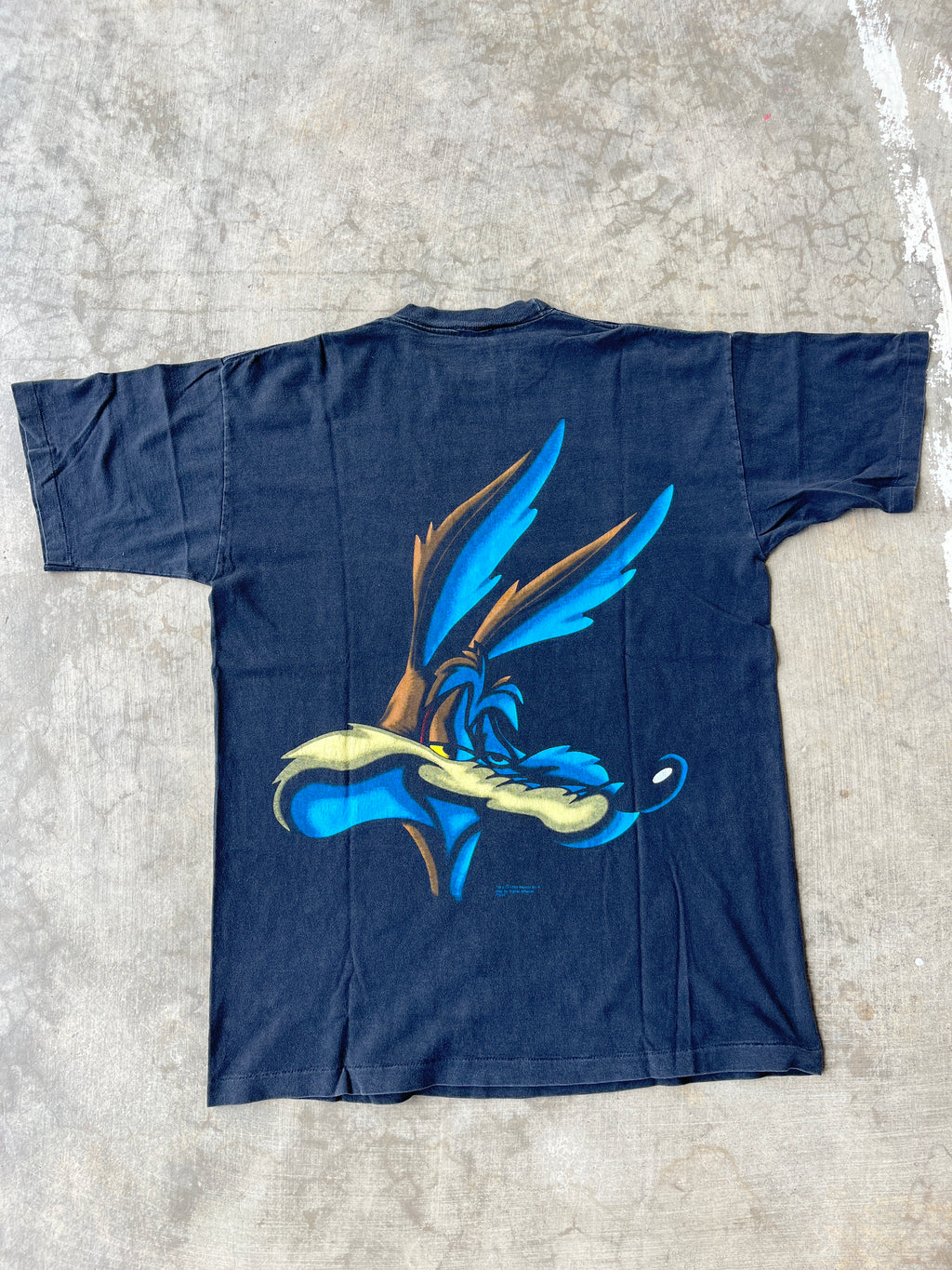 1994 Wile E. Coyote Black out T Shirt