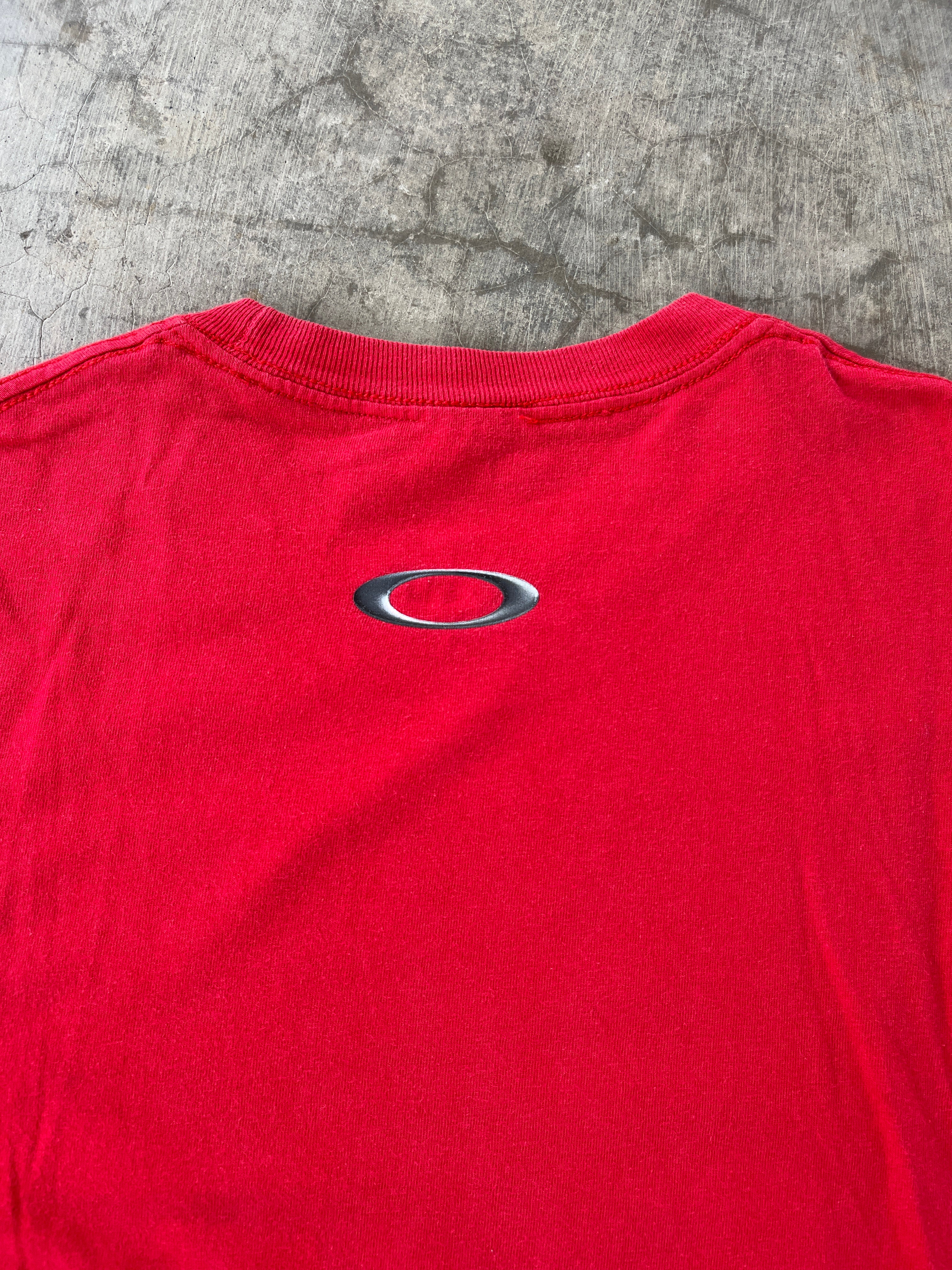 Vintage Oakley Industrial Skull T Shirt (XL)