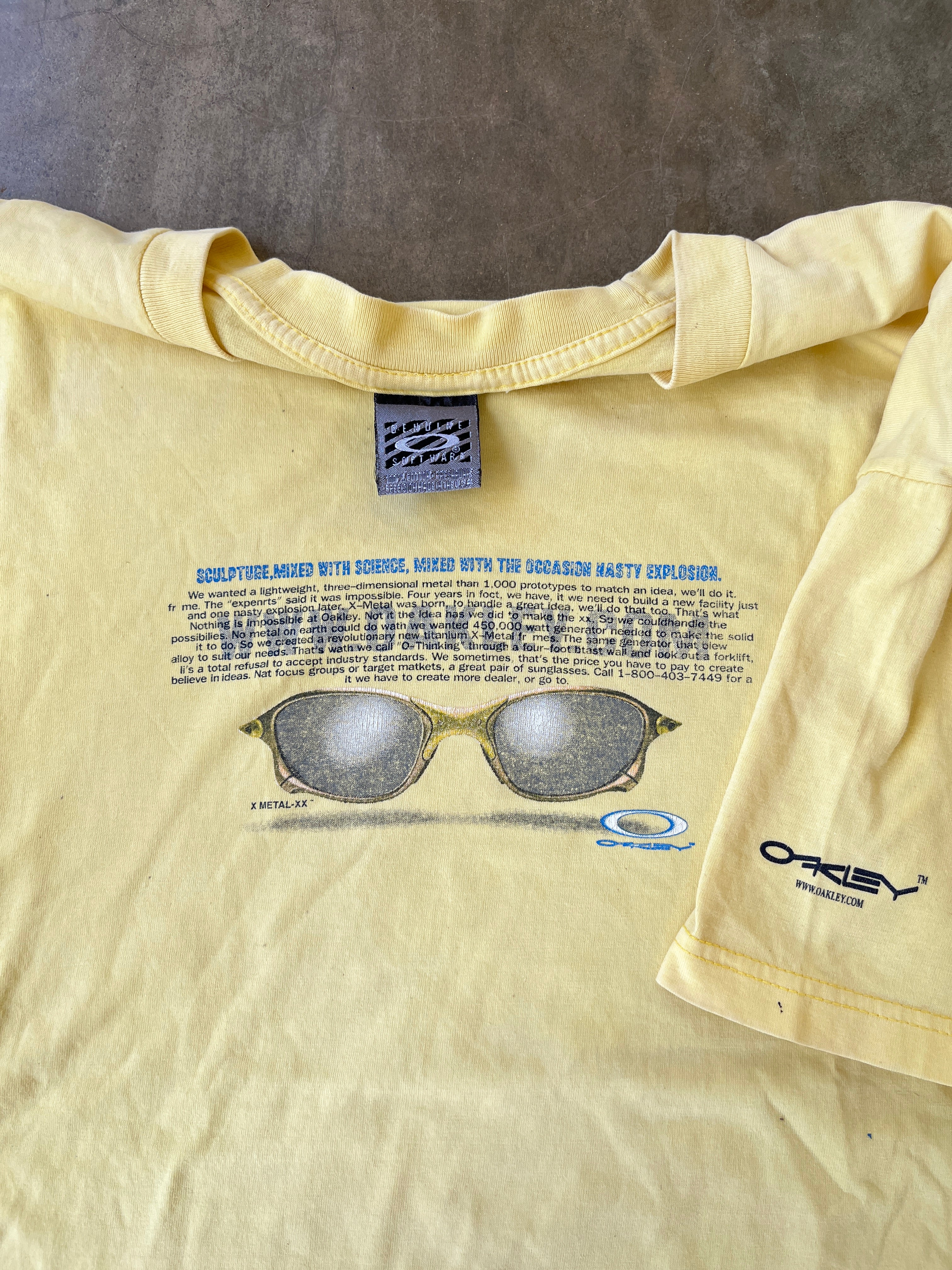 Vintage 00s Oakley X-Metal-XX Asian Bootleg Shirt