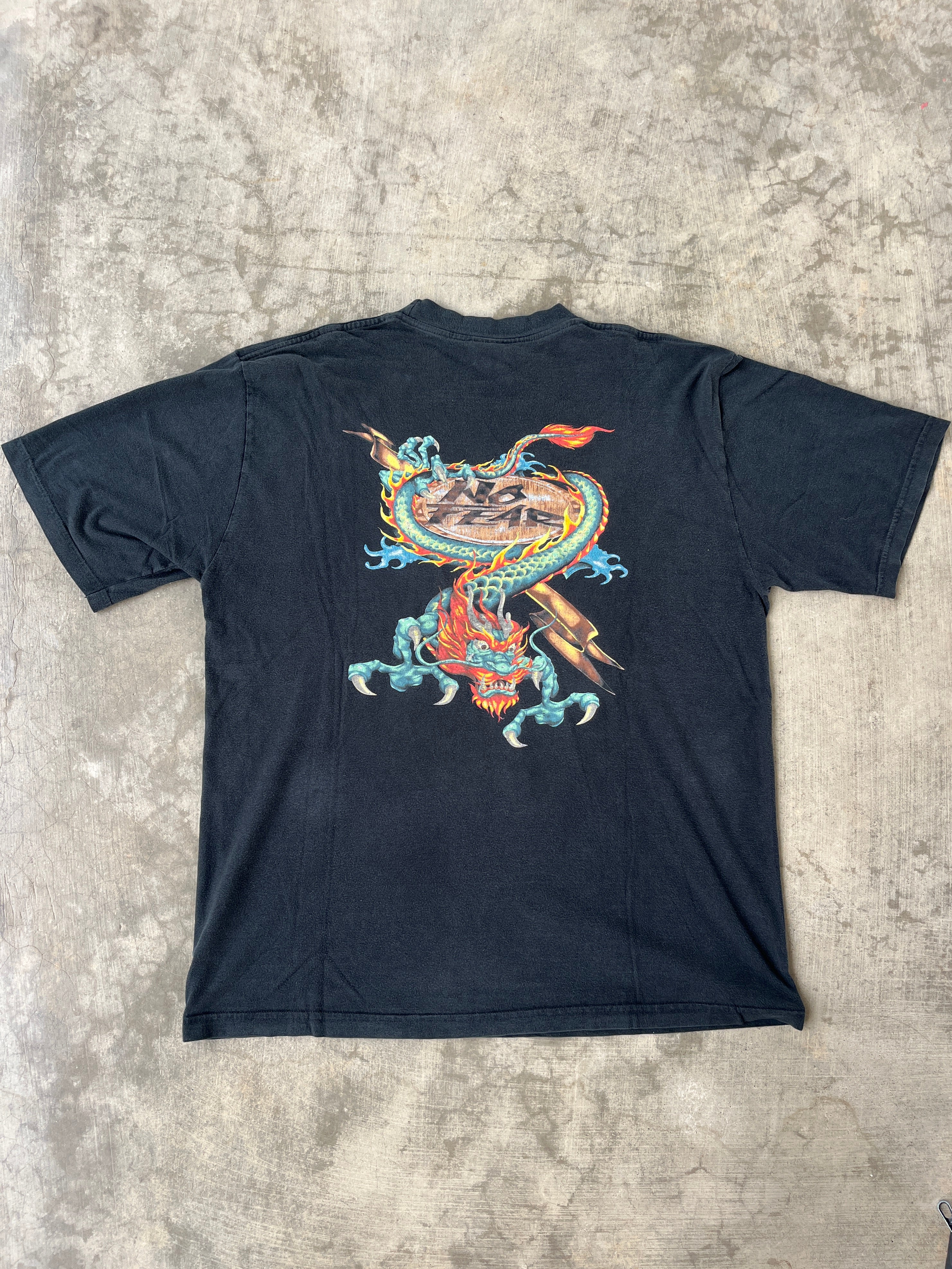Vintage No Fear Dragon T Shirt (L)