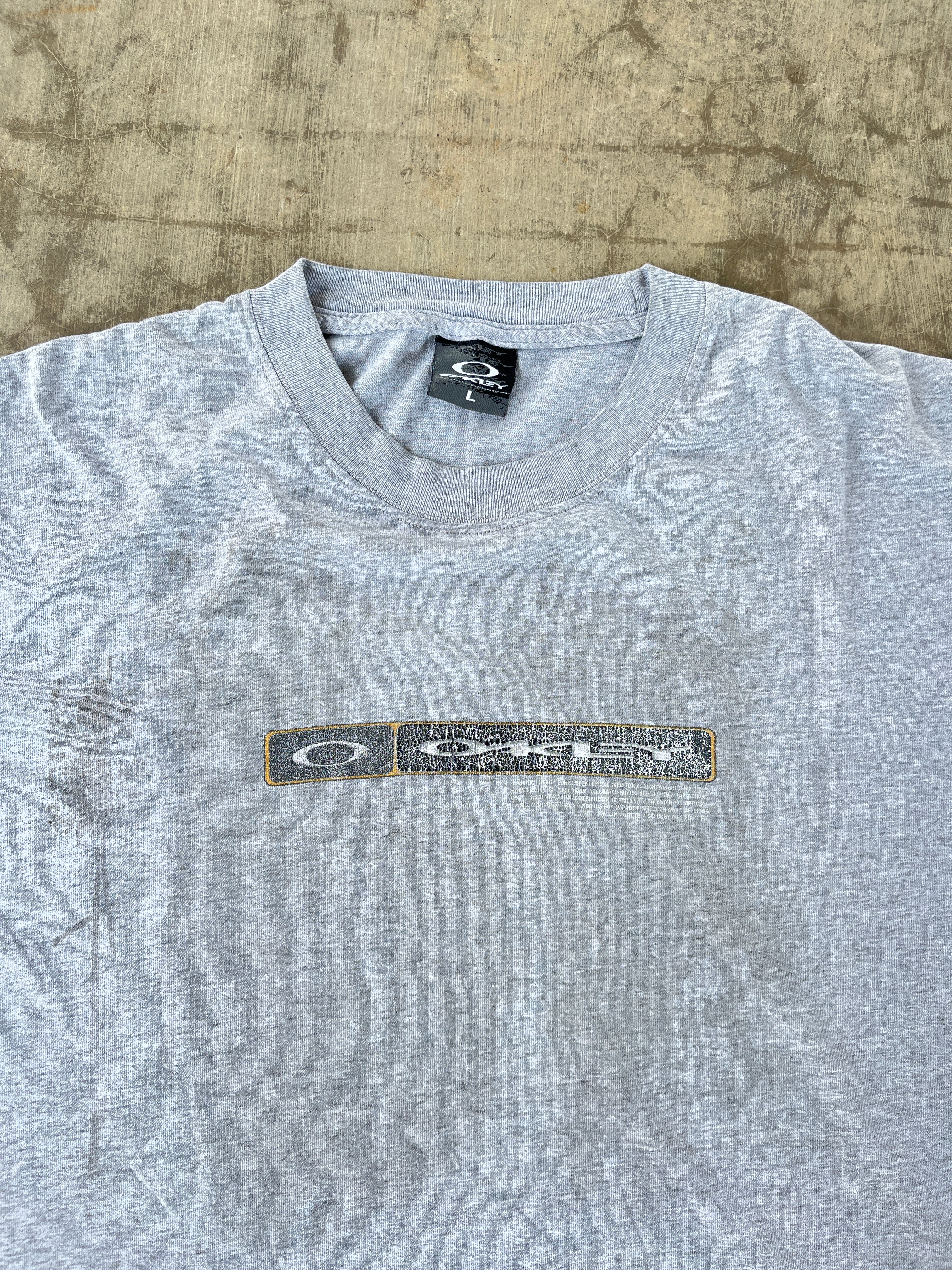 Vintage Oakley Script Logo T Shirt (L)