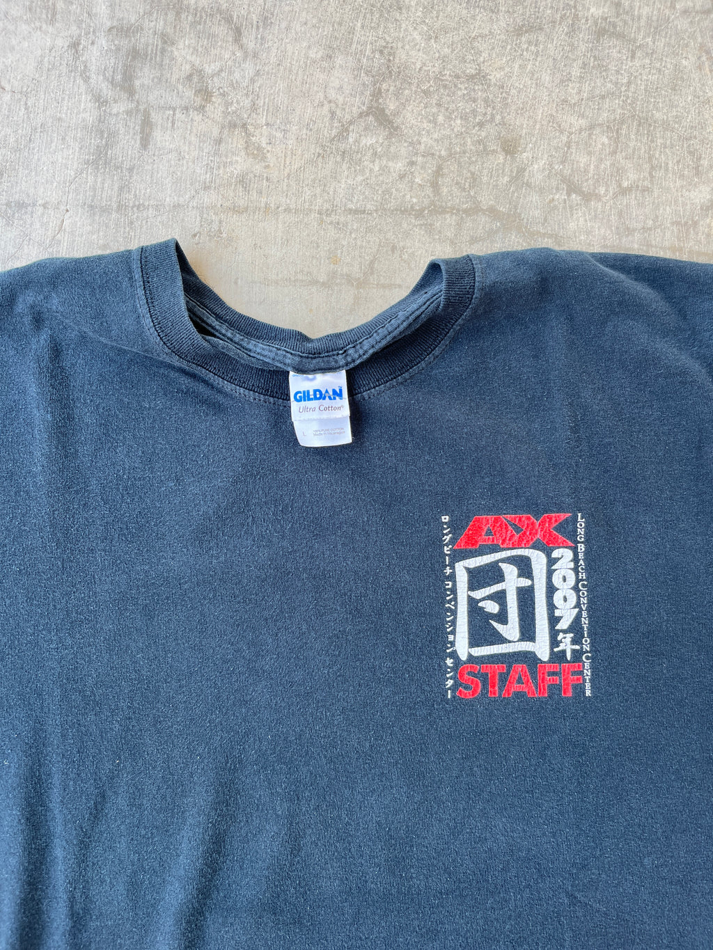 2007 One Piece Skypiea Anime Expo Staff T Shirt (L)