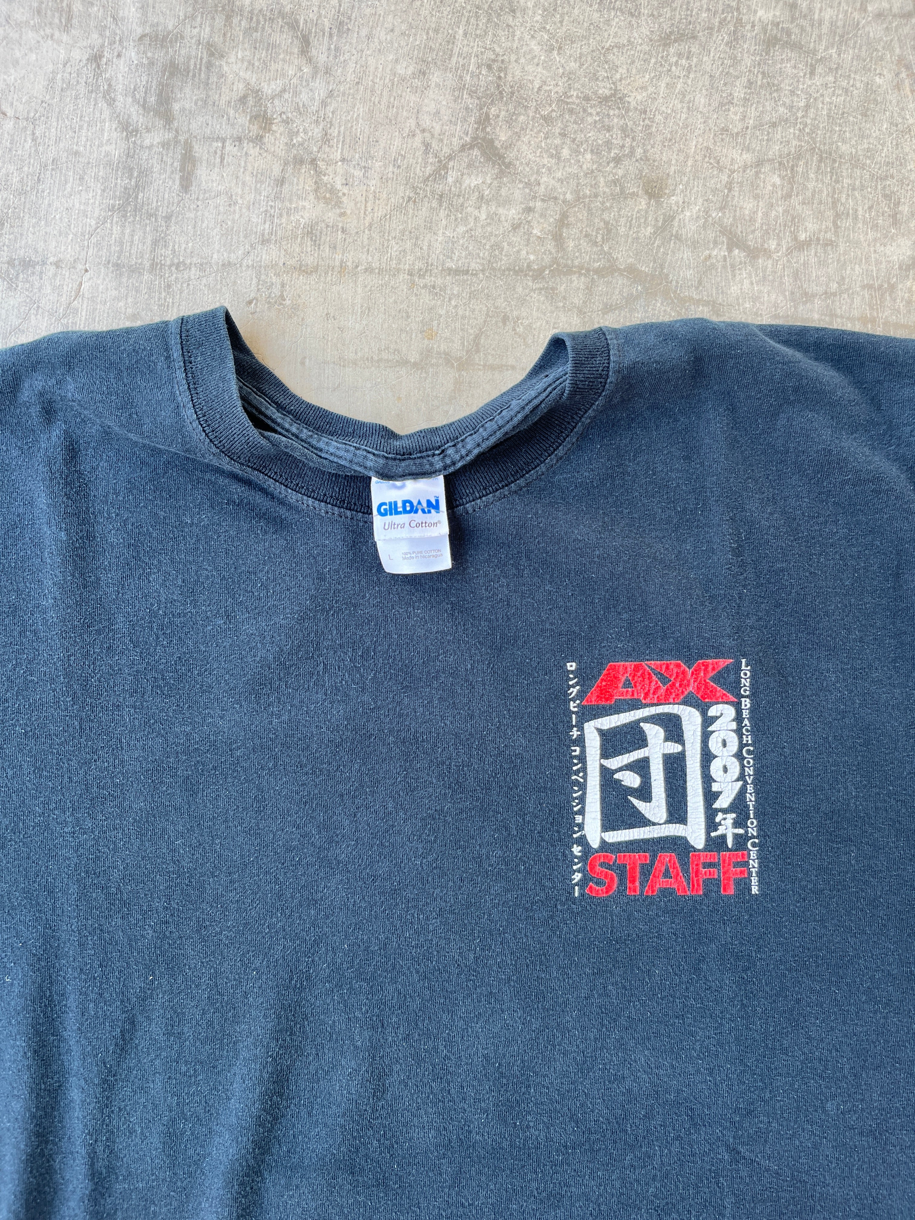 2007 One Piece Skypiea Anime Expo Staff T Shirt (L)