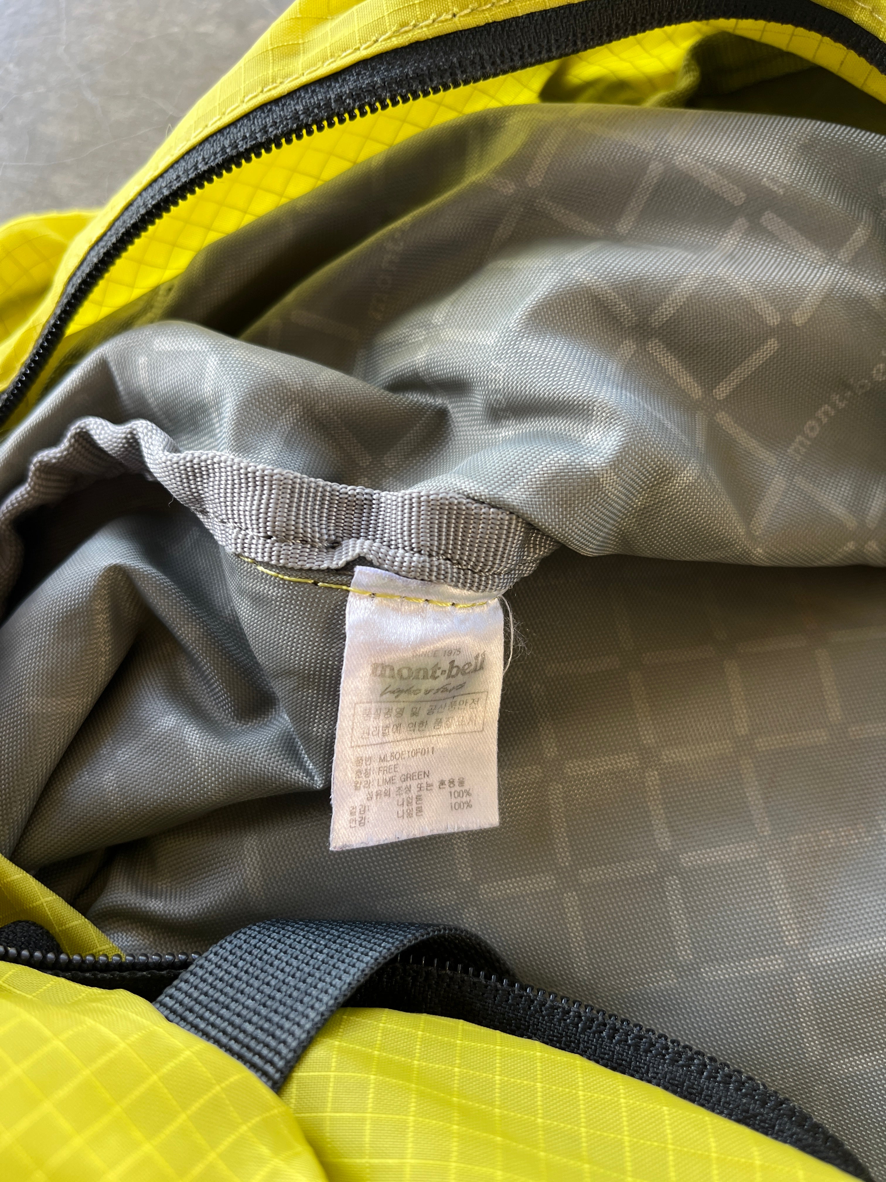 Vintage 90s Mont Bell 2 - Way Duffle Bag