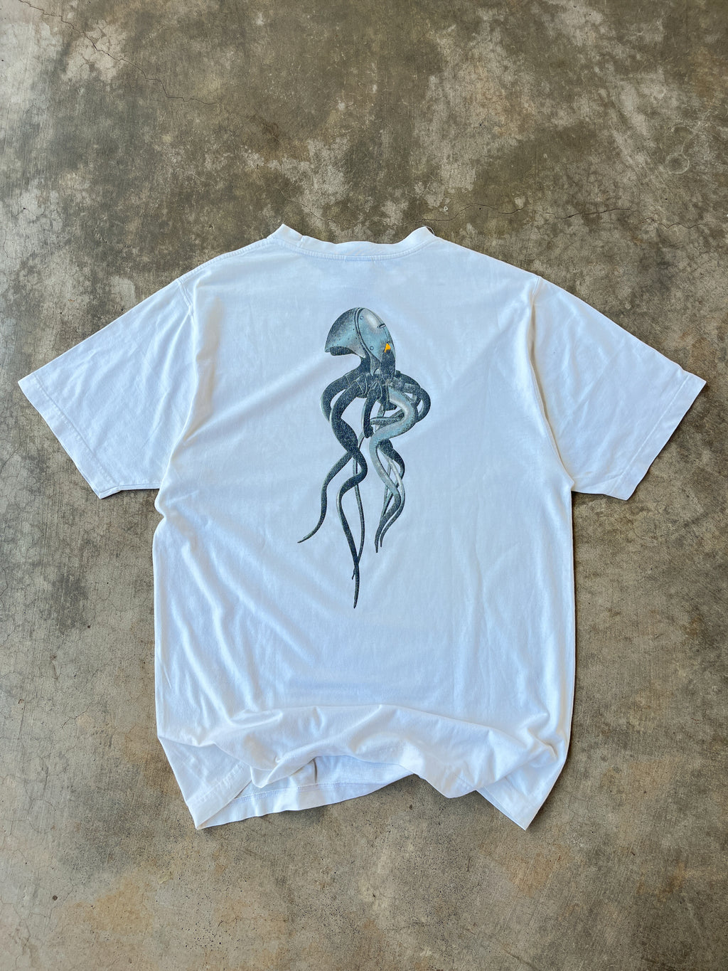 Vintage Oakley Cyber Squid T-Shirt (L)