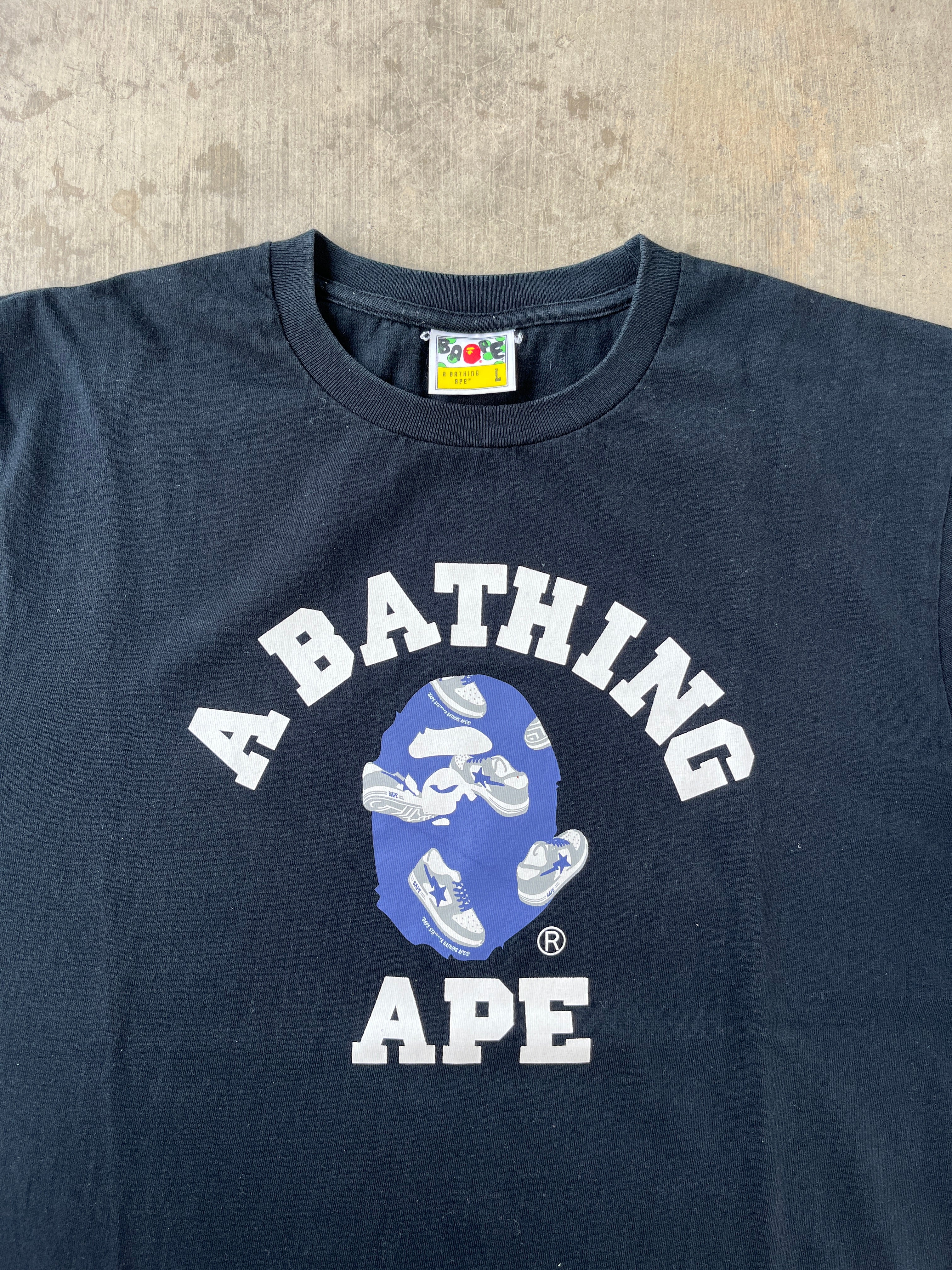 A Bathing Ape Elementary Tee (L)