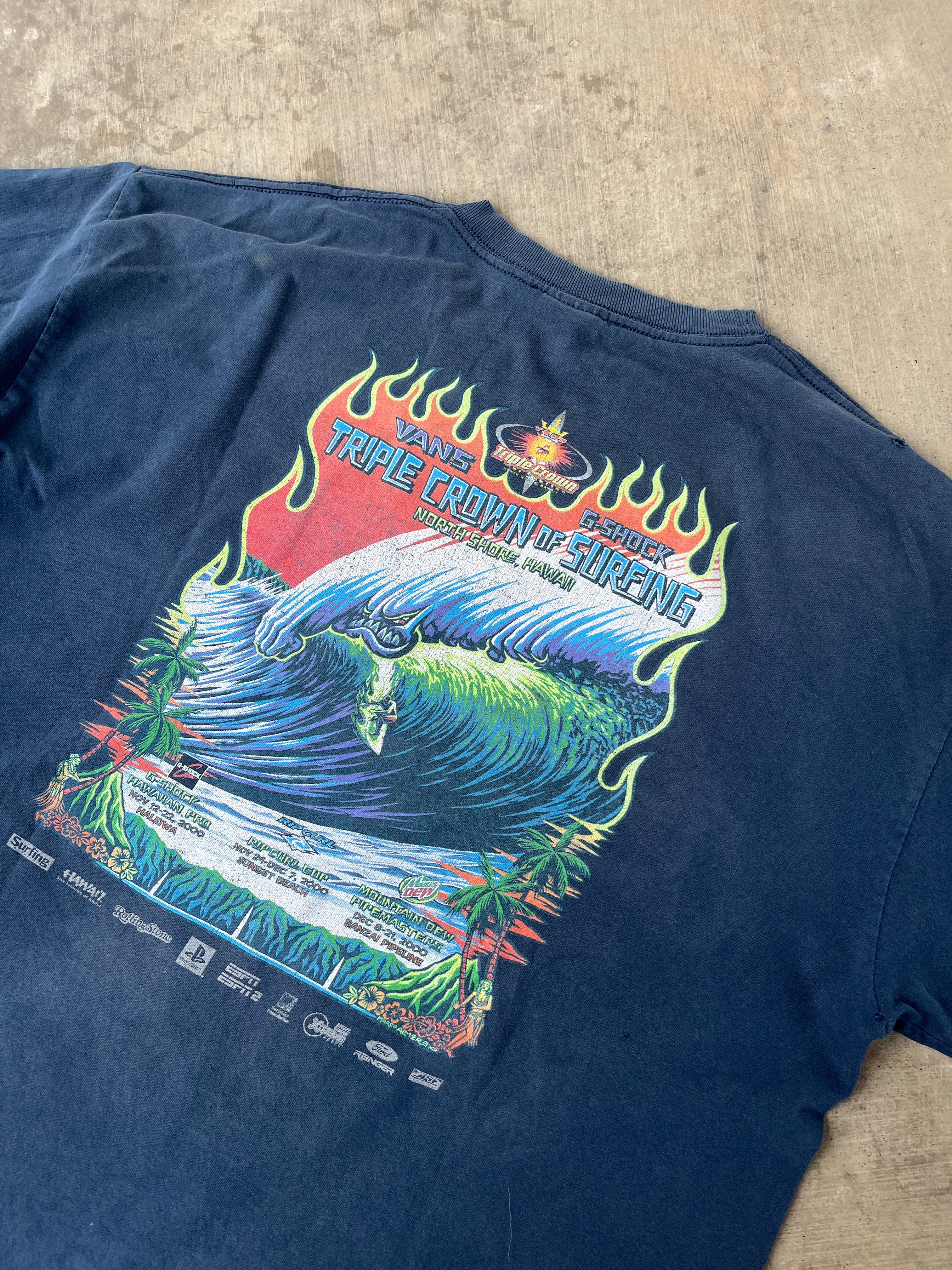 2000 Vintage Vans Triple Crown of Surfing Longsleeves (XL)
