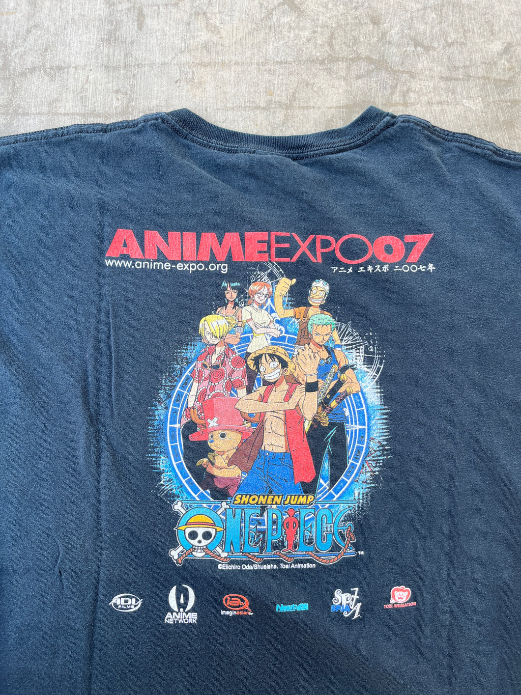 2007 One Piece Skypiea Anime Expo Staff T Shirt (L)