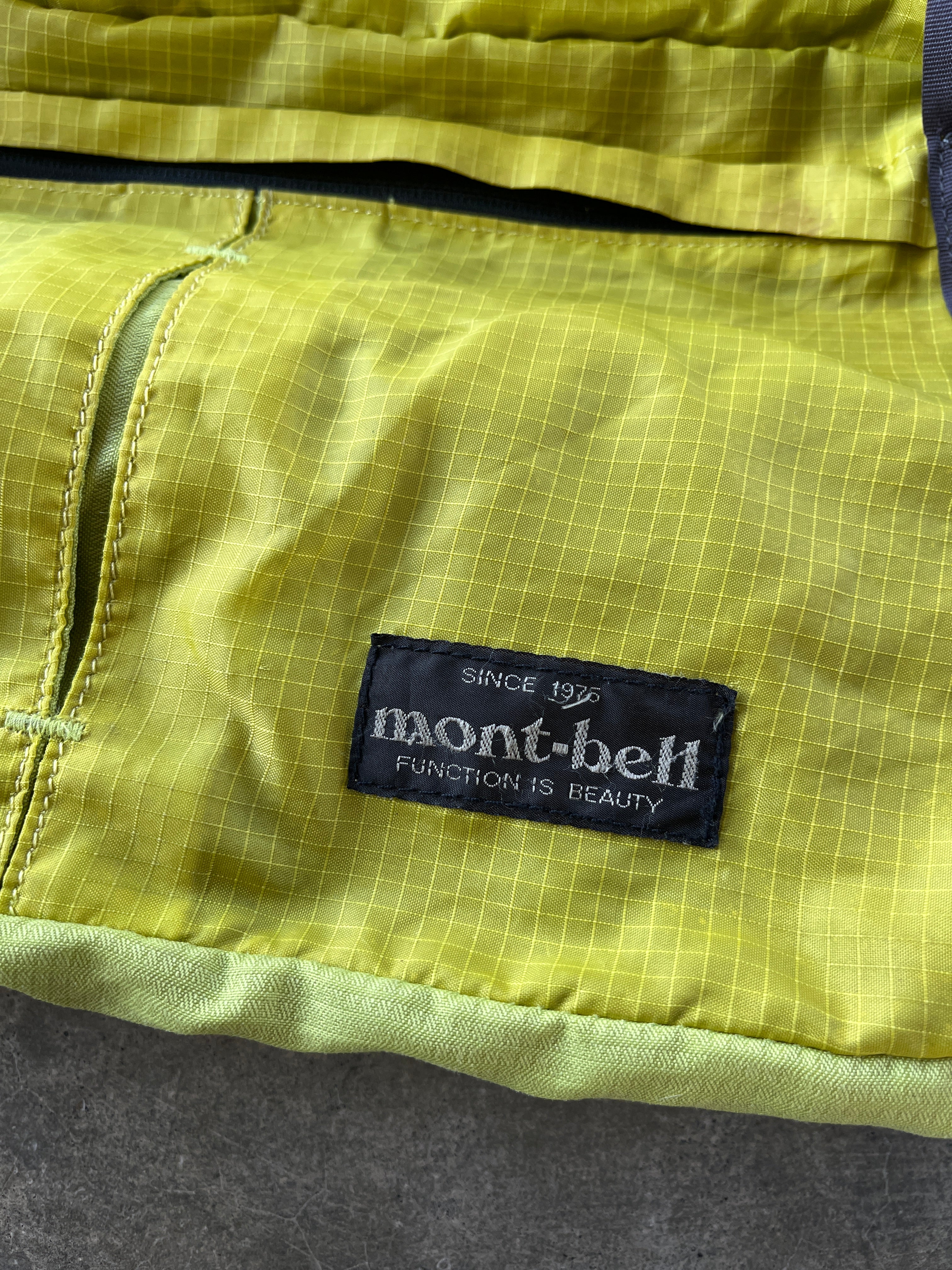 Vintage 90s Mont Bell 2 - Way Duffle Bag