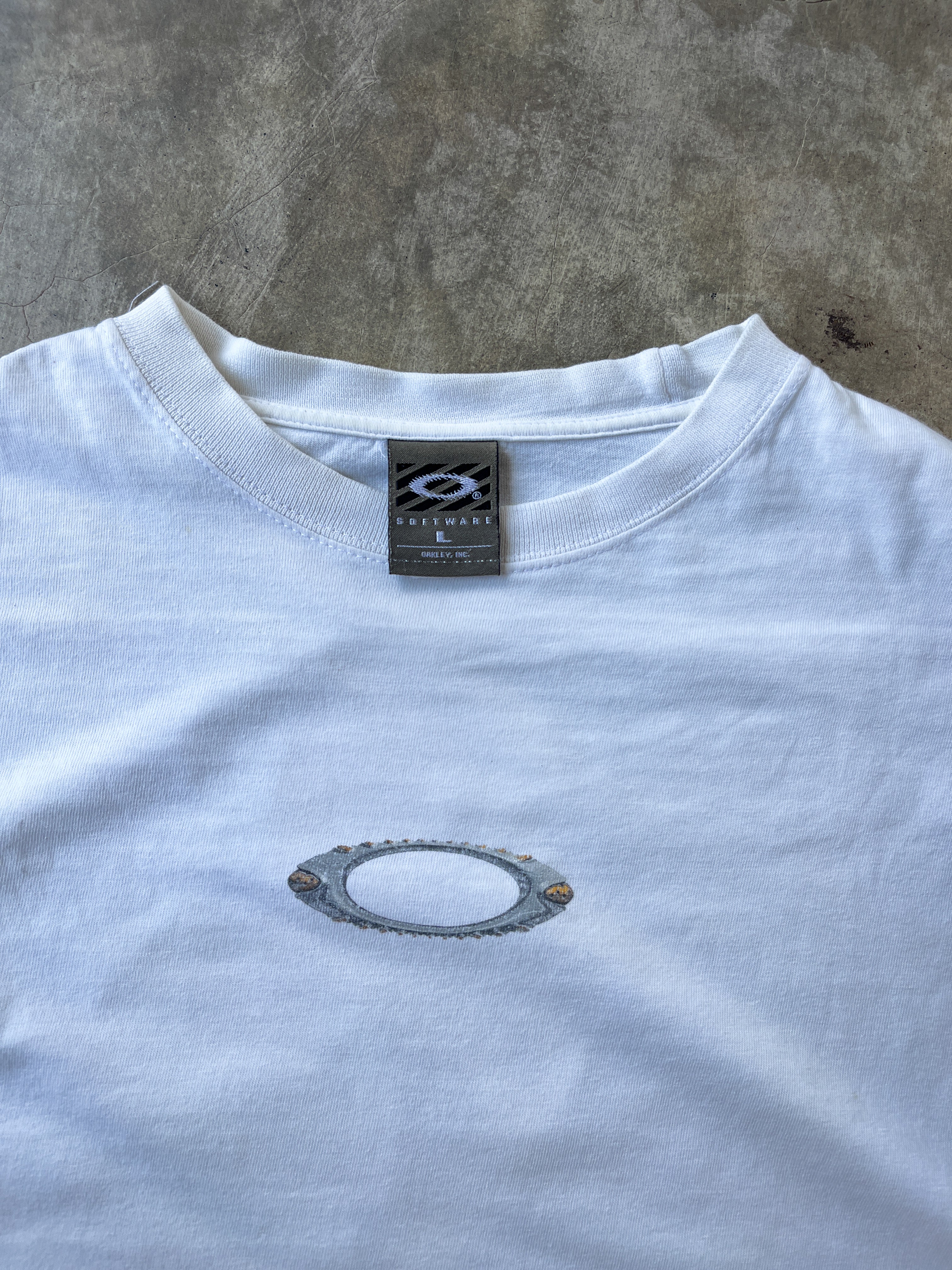 Vintage Oakley Cyber Squid T-Shirt (L)
