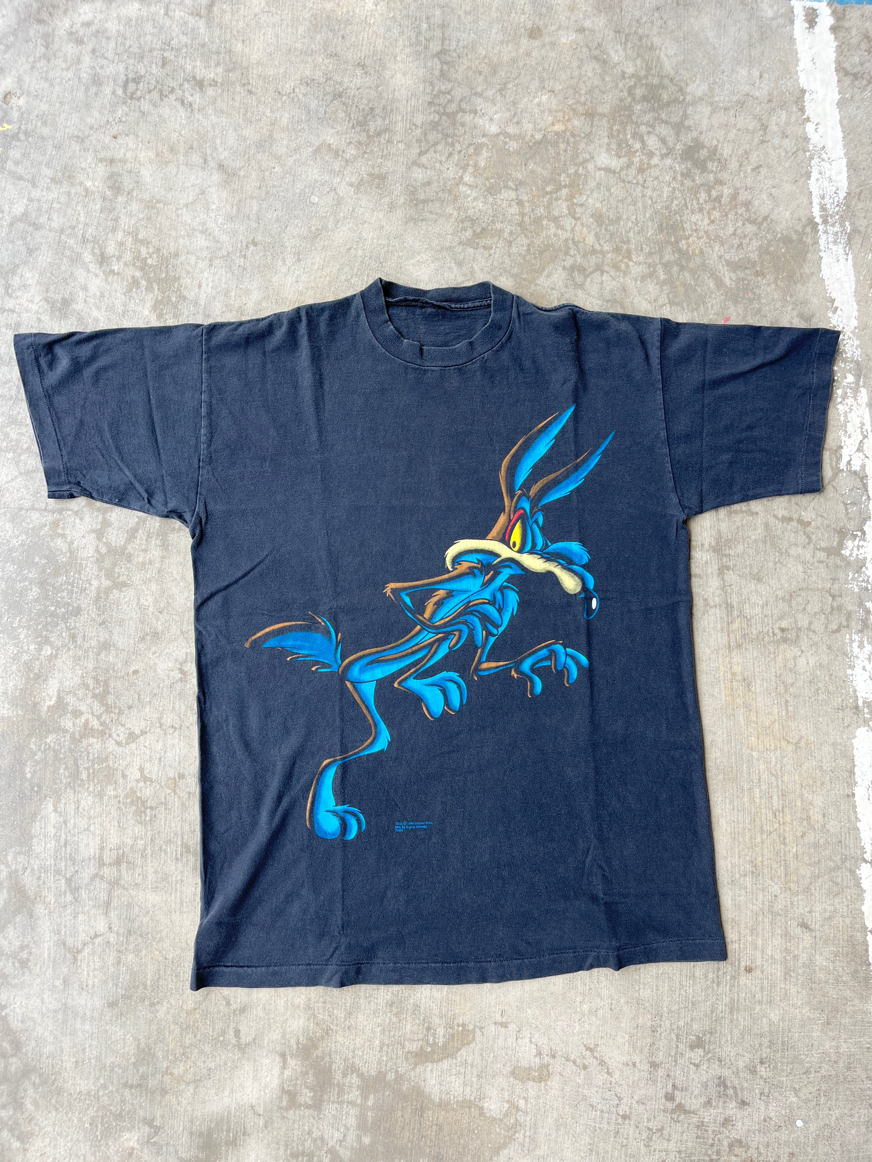 1994 Wile E. Coyote Black out T Shirt