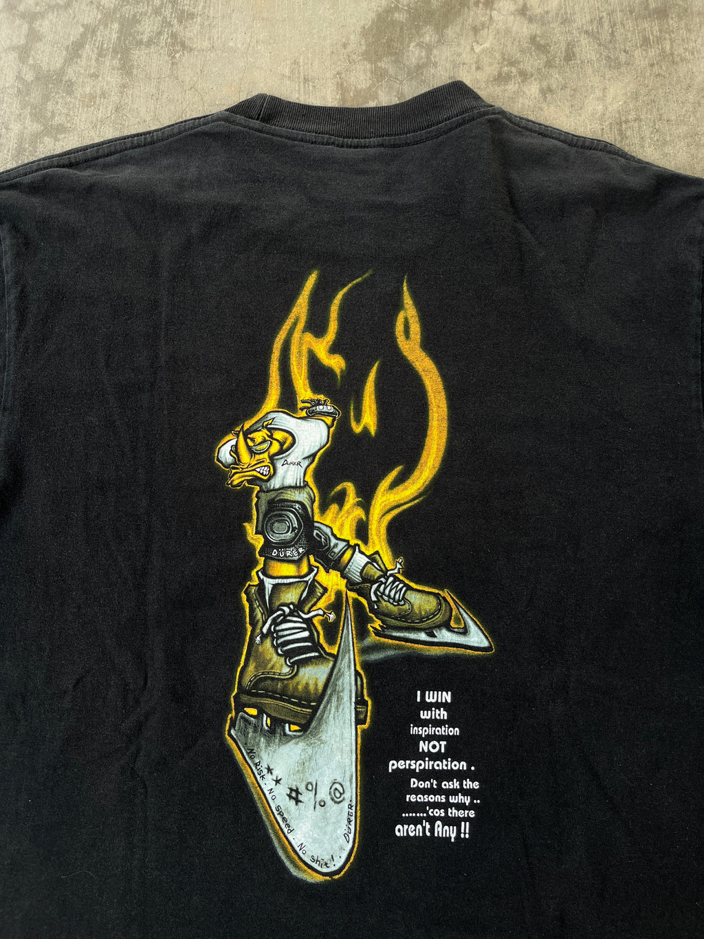 Vintage Durer Rhino Ice Skating T Shirt (L)