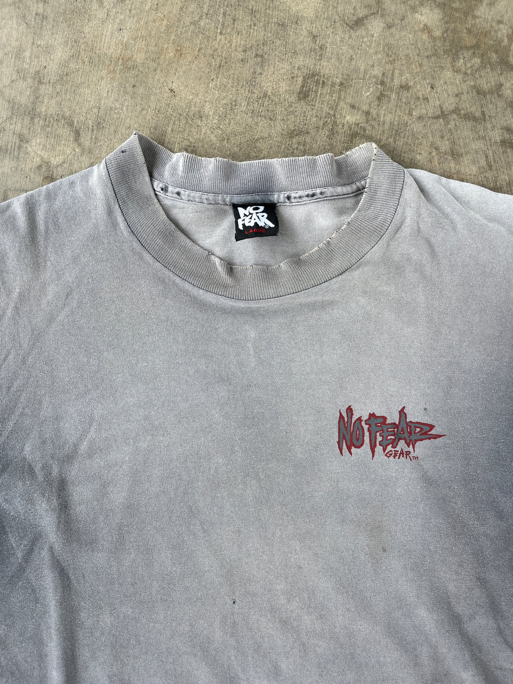 Vintage No Fear Basketball T Shirt (L)