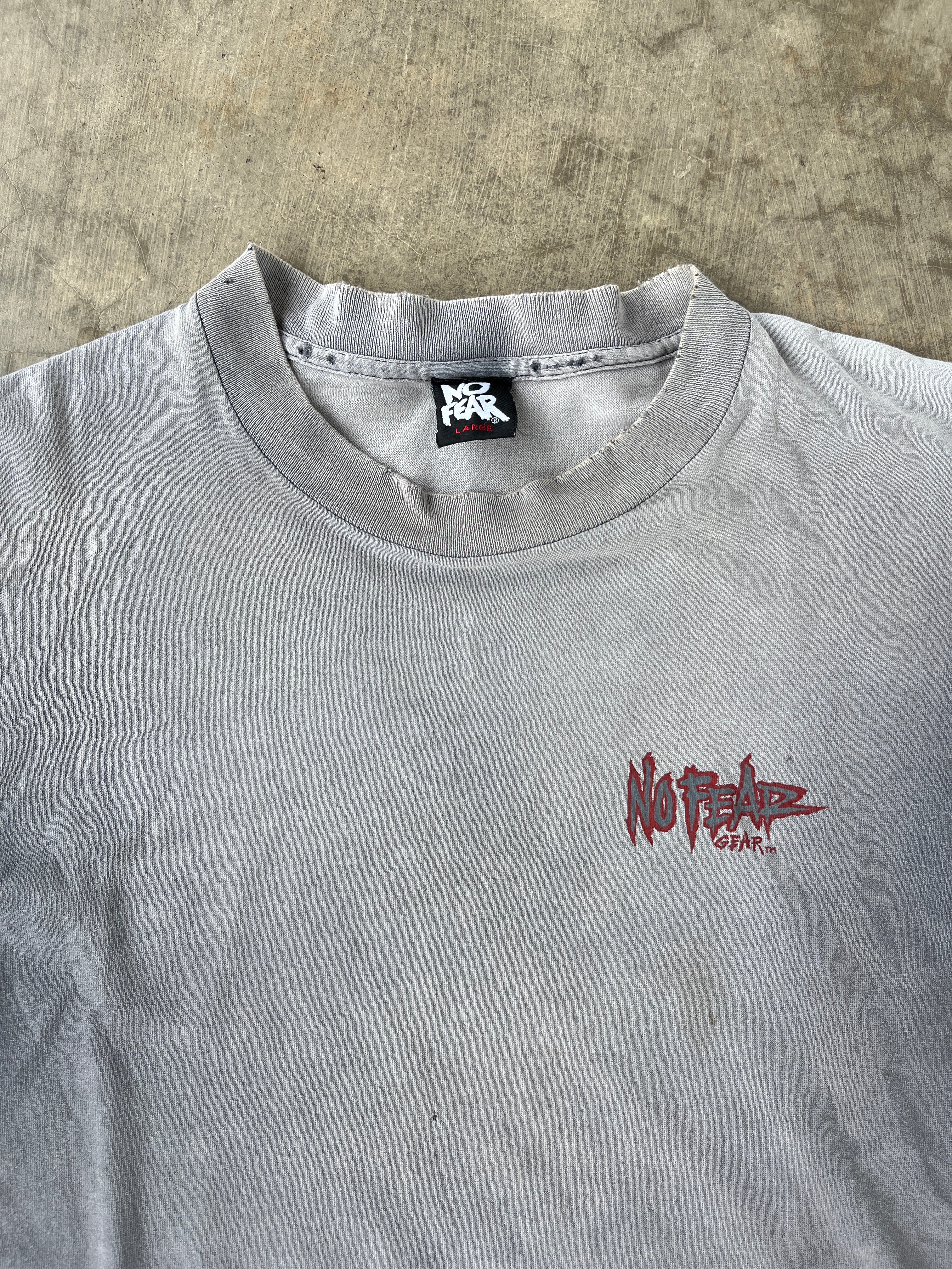 Vintage No Fear Basketball T Shirt (L)