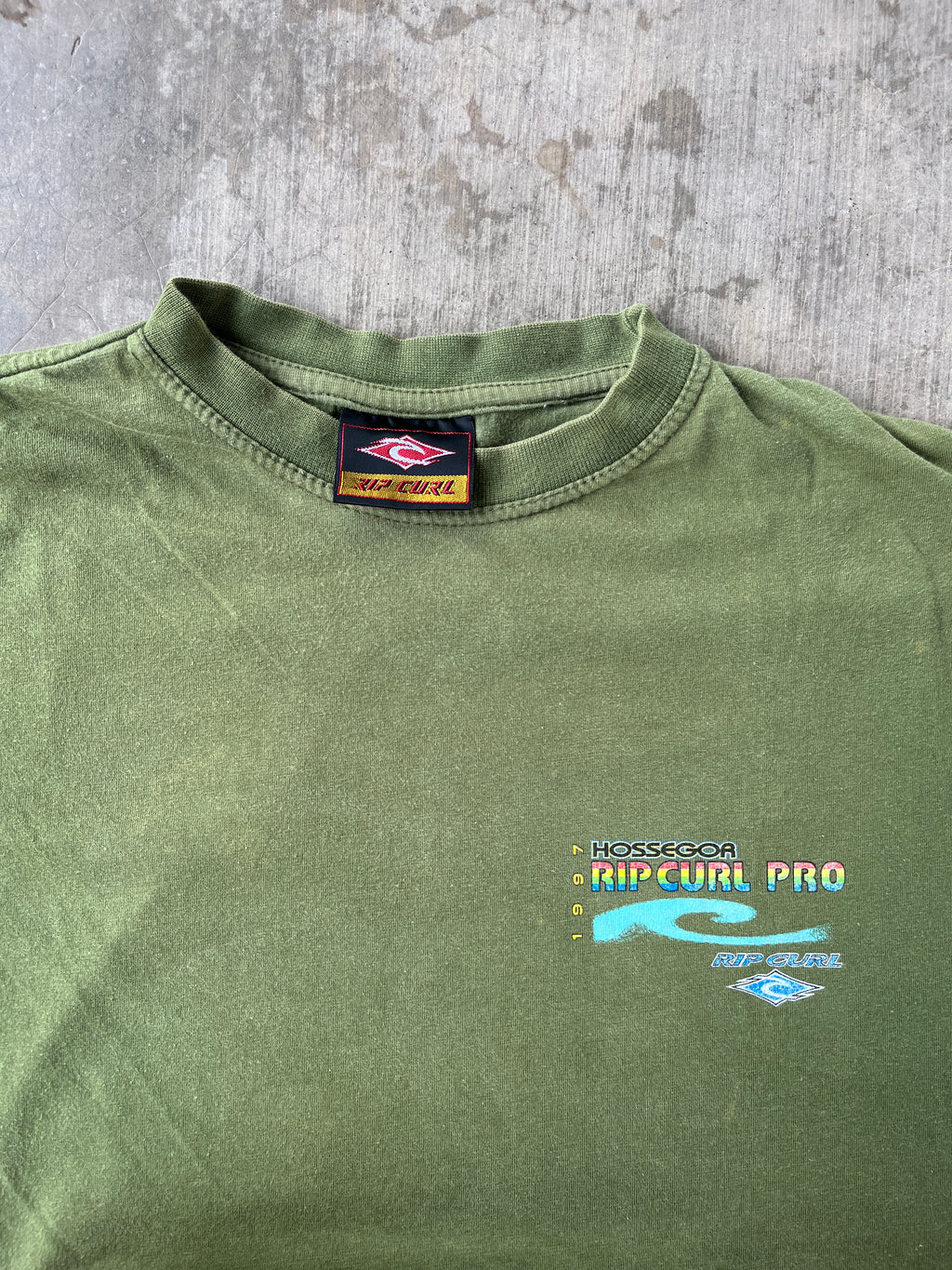 1997 Vintage Hossegor Rip Curl Pro Competition Surf T Shirt (M)