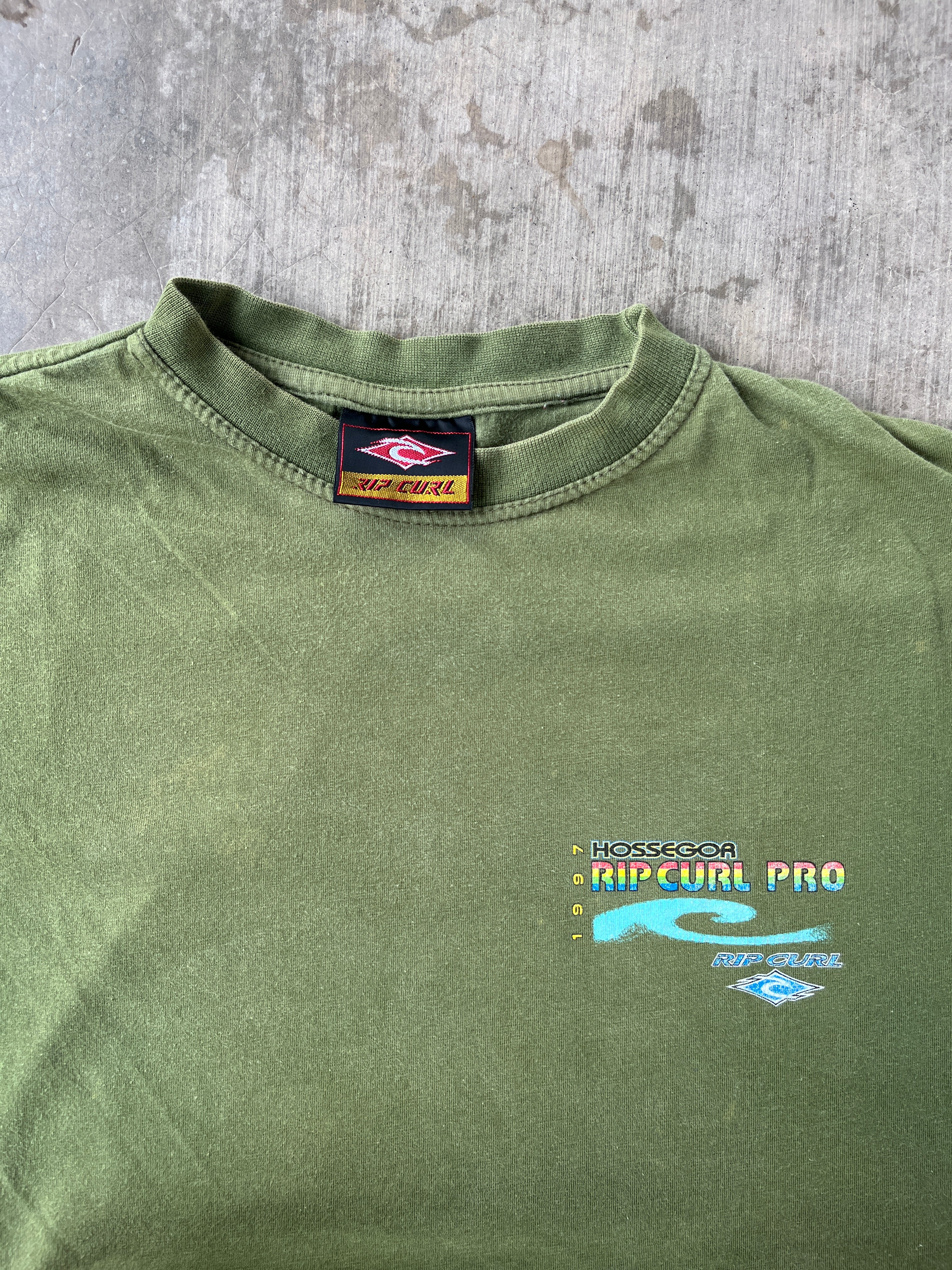 1997 Vintage Hossegor Rip Curl Pro Competition Surf T Shirt (M)