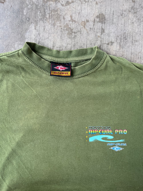 1997 Vintage Hossegor Rip Curl Pro Competition Surf T Shirt (M)