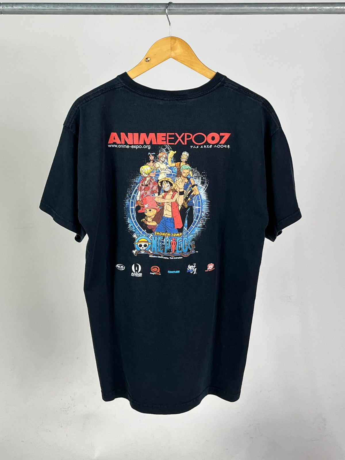 2007 One Piece Skypiea Anime Expo Staff T Shirt (L)