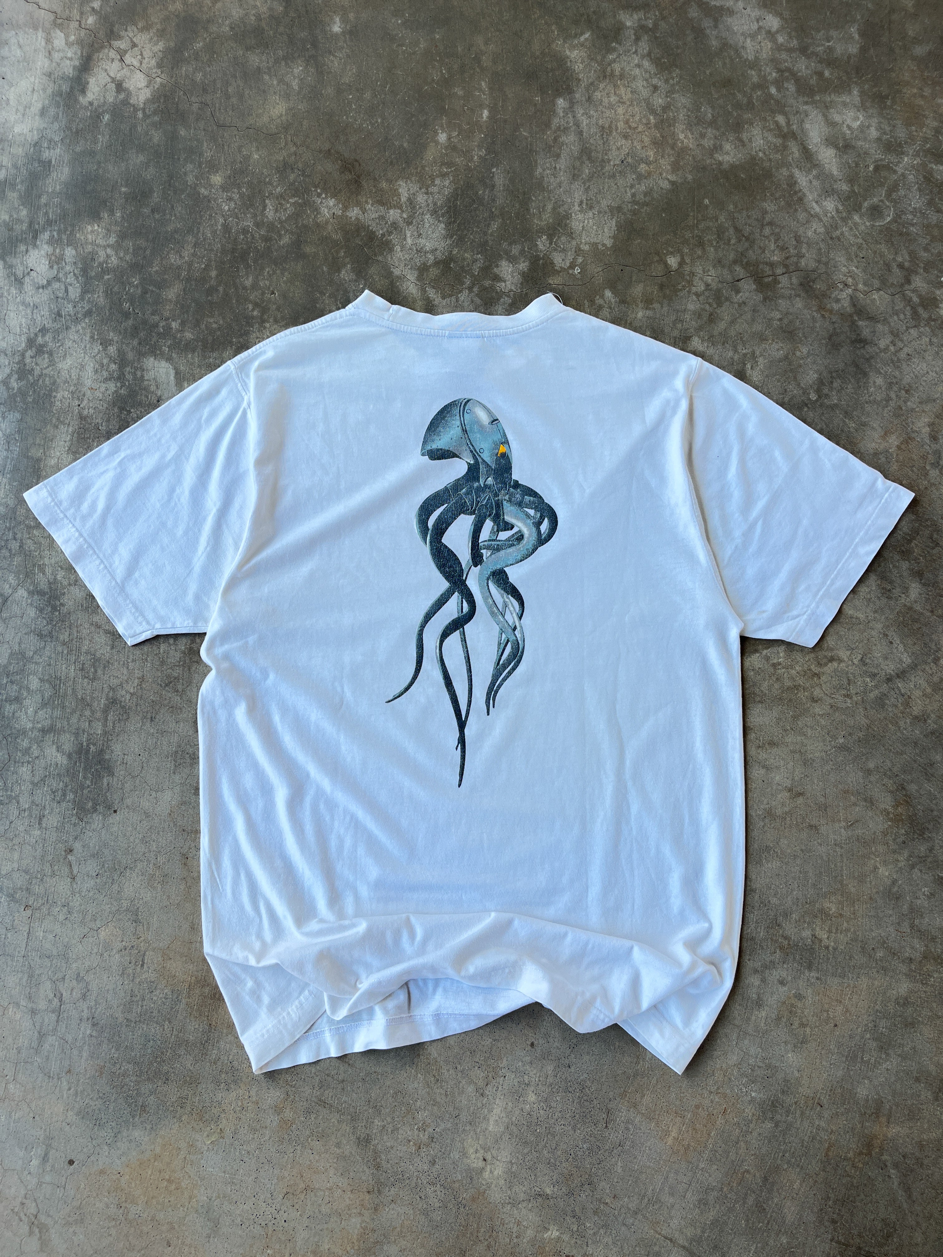 Vintage Oakley Cyber Squid T-Shirt (L)