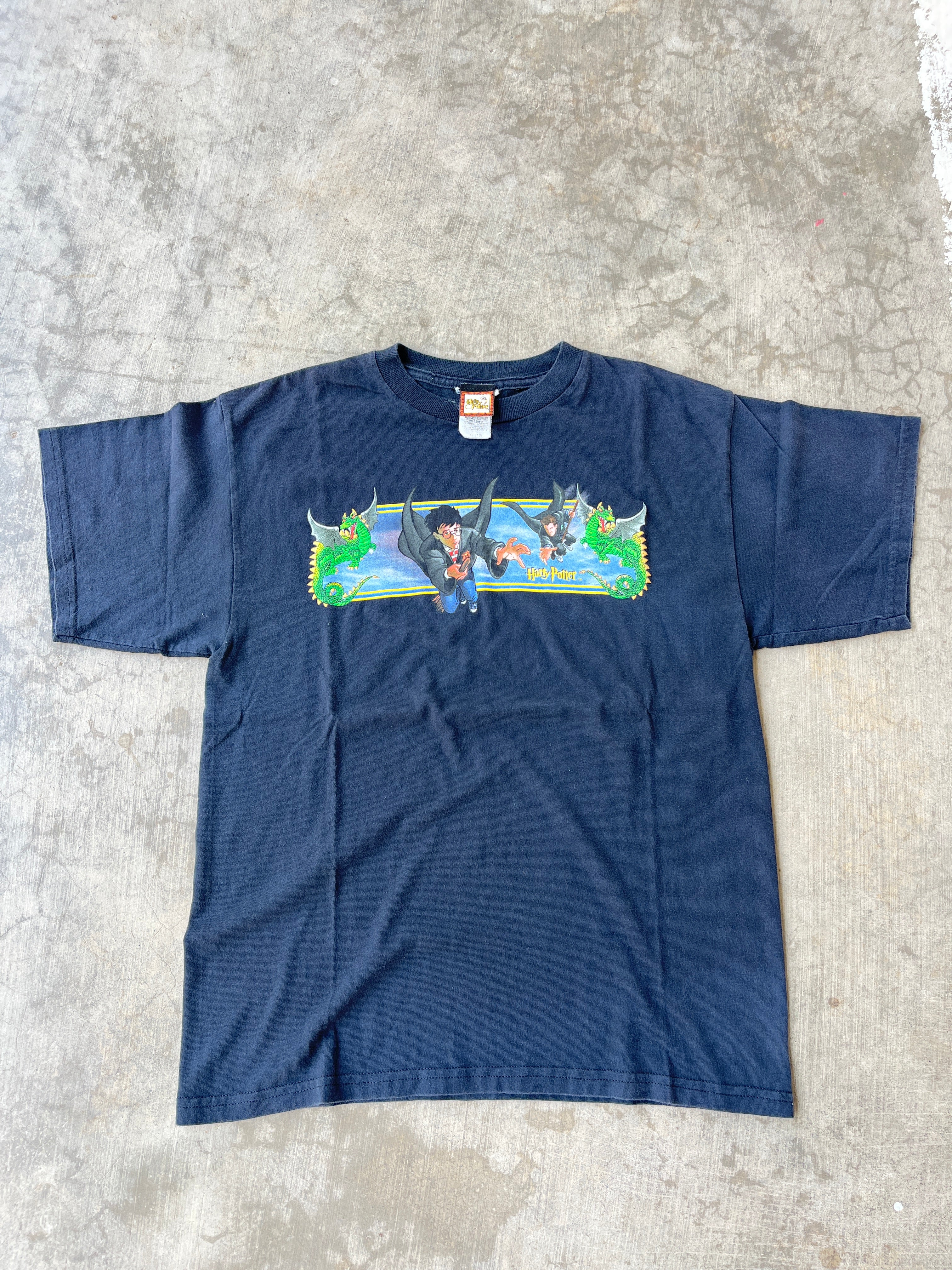 Vintage Harry Potter Box Logo T Shirt (M)
