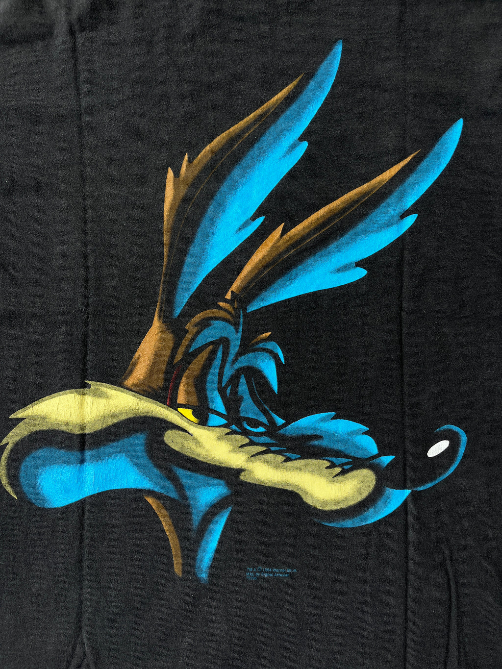 1994 Wile E. Coyote Black out T Shirt