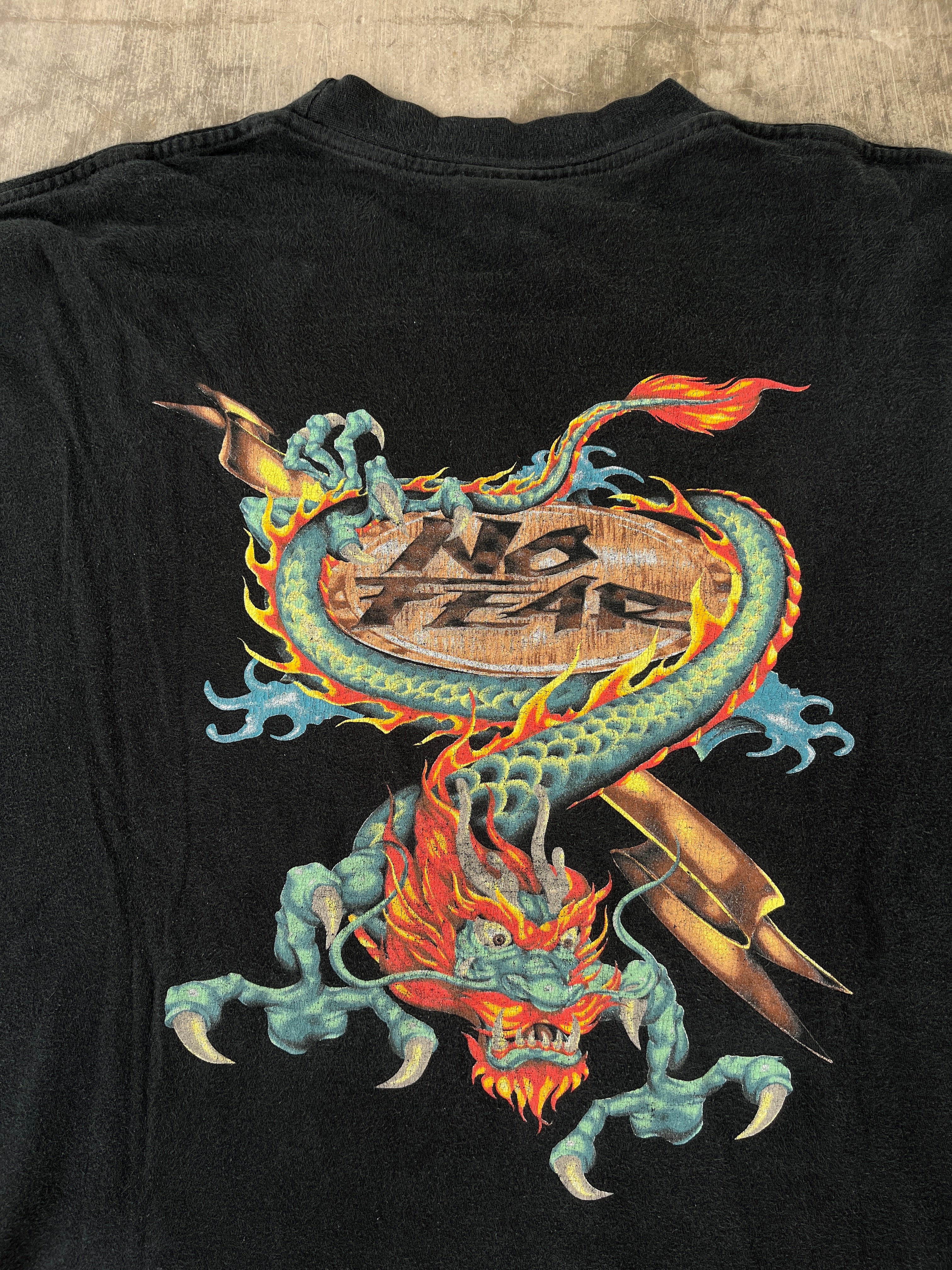 Vintage No Fear Dragon T Shirt (L)