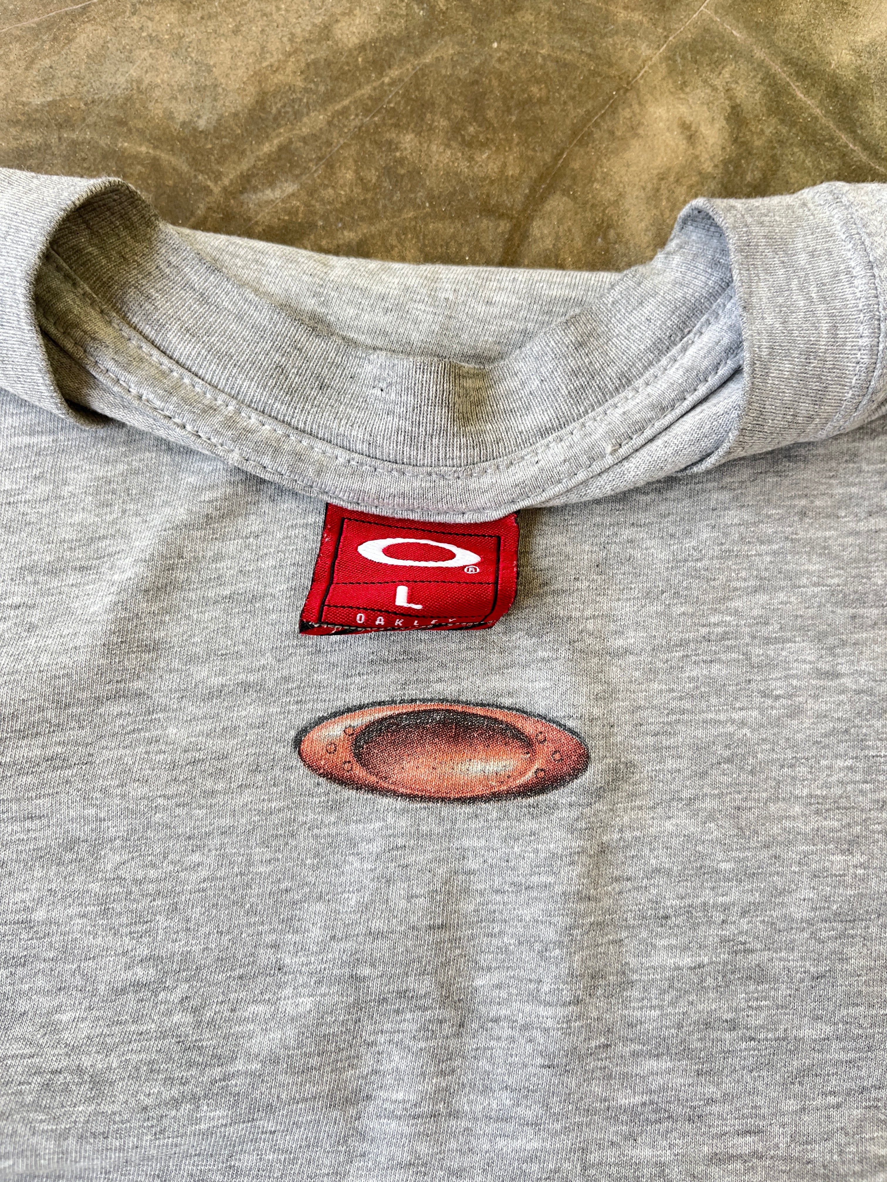 Vintage 00s Oakley Chrome Ellipse Motocross