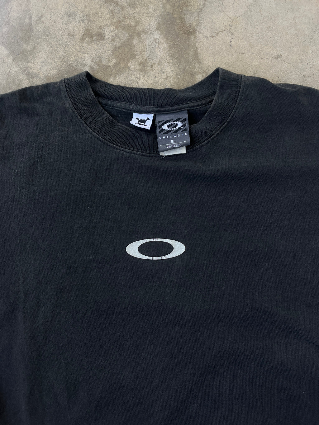 Vintage 90s Oakley Software Mid Ellipse Double Tag